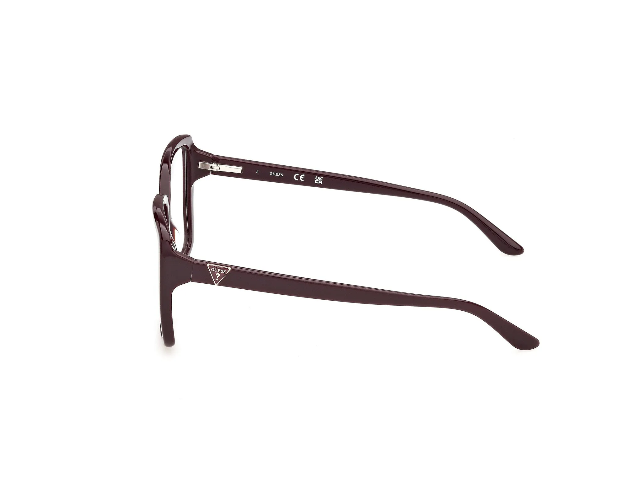 Guess GU50435 81 Montature da vista Acetato Viola Squadrata Normale - immagine 3
