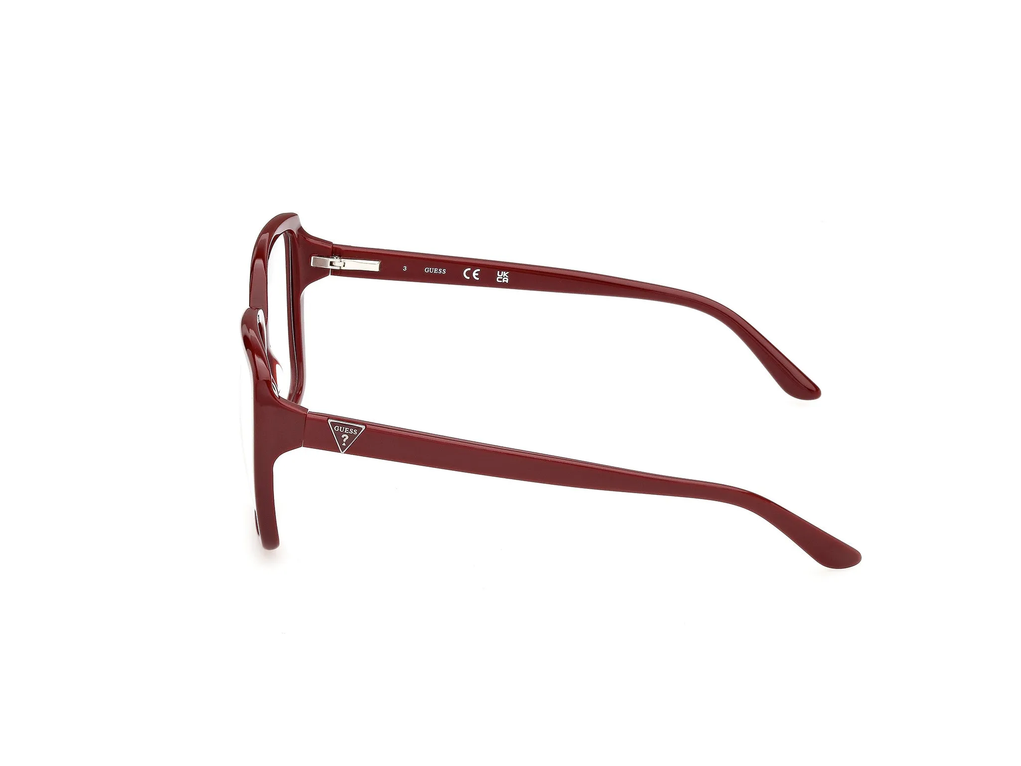 Guess GU50435 69 Montature da vista Acetato Bordeaux Squadrata Normale - immagine 3