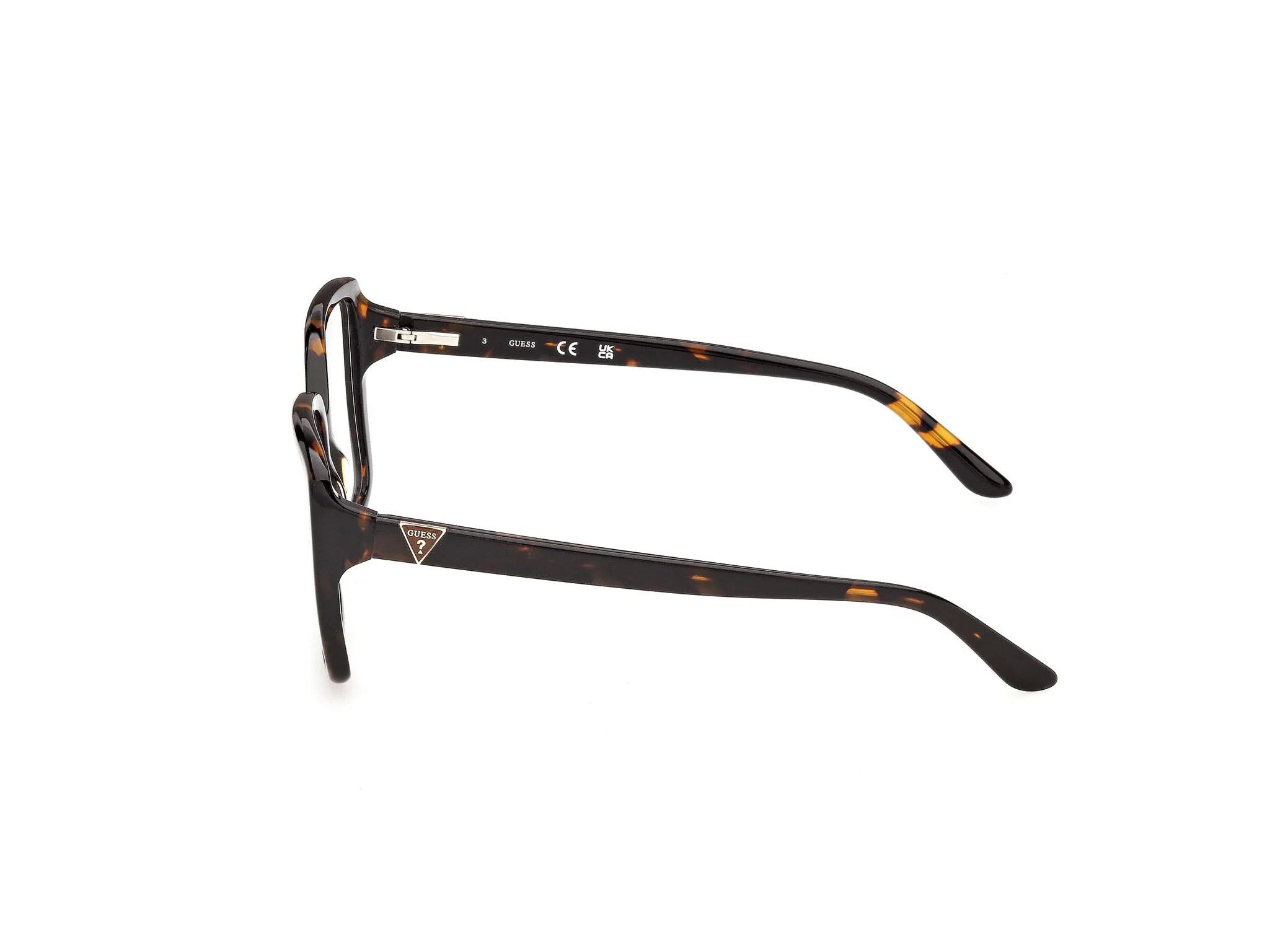 Guess GU50435 52 Montature da vista Acetato Havana Squadrata Normale - immagine 3