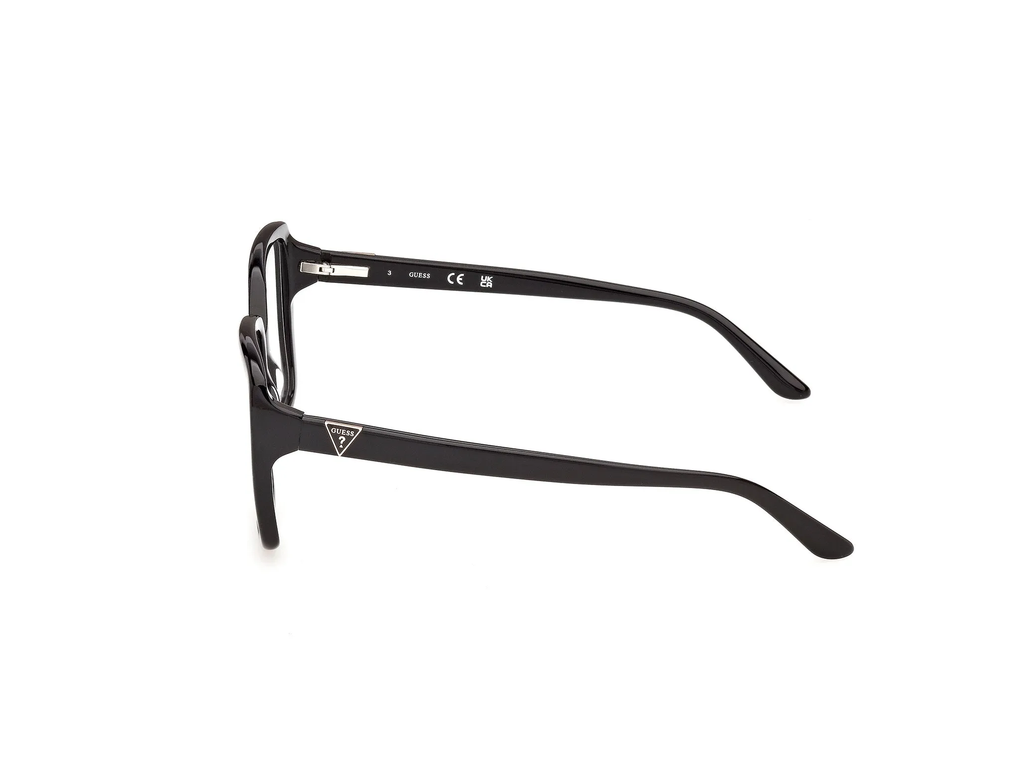 Guess GU50435 1 Montature da vista Acetato Nero Squadrata Normale - immagine 3