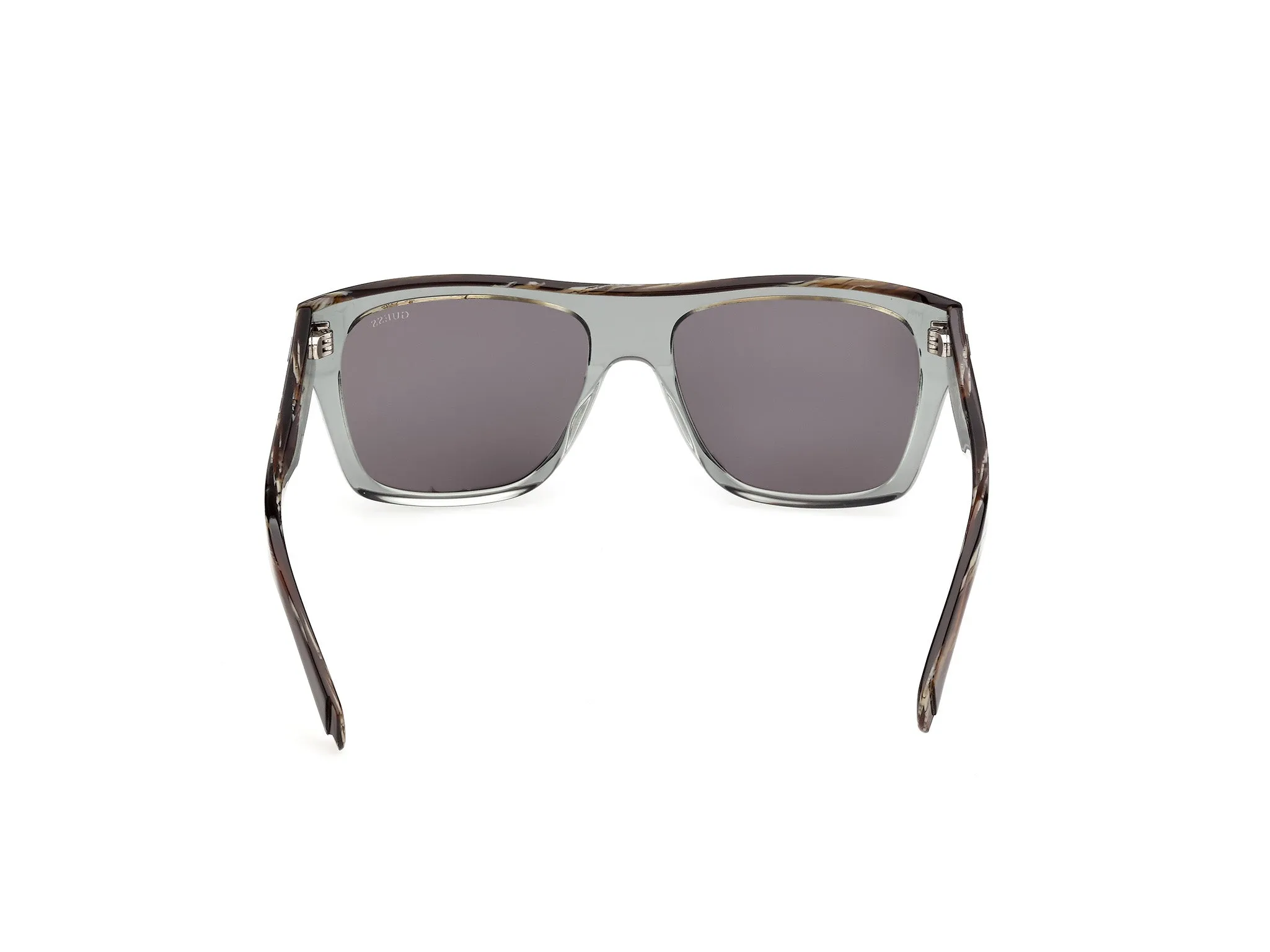 Guess GU00368 96A Occhiali da sole Acetato Verde Fumo Squadrata Normale - immagine 4