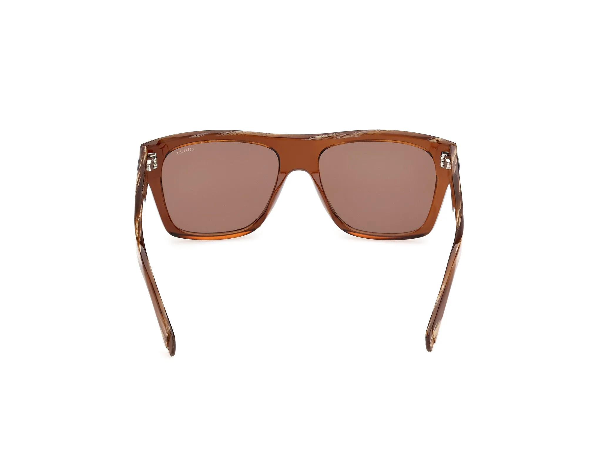 Guess GU00368 48E Occhiali da sole Acetato Marrone Marrone Squadrata Normale - immagine 4