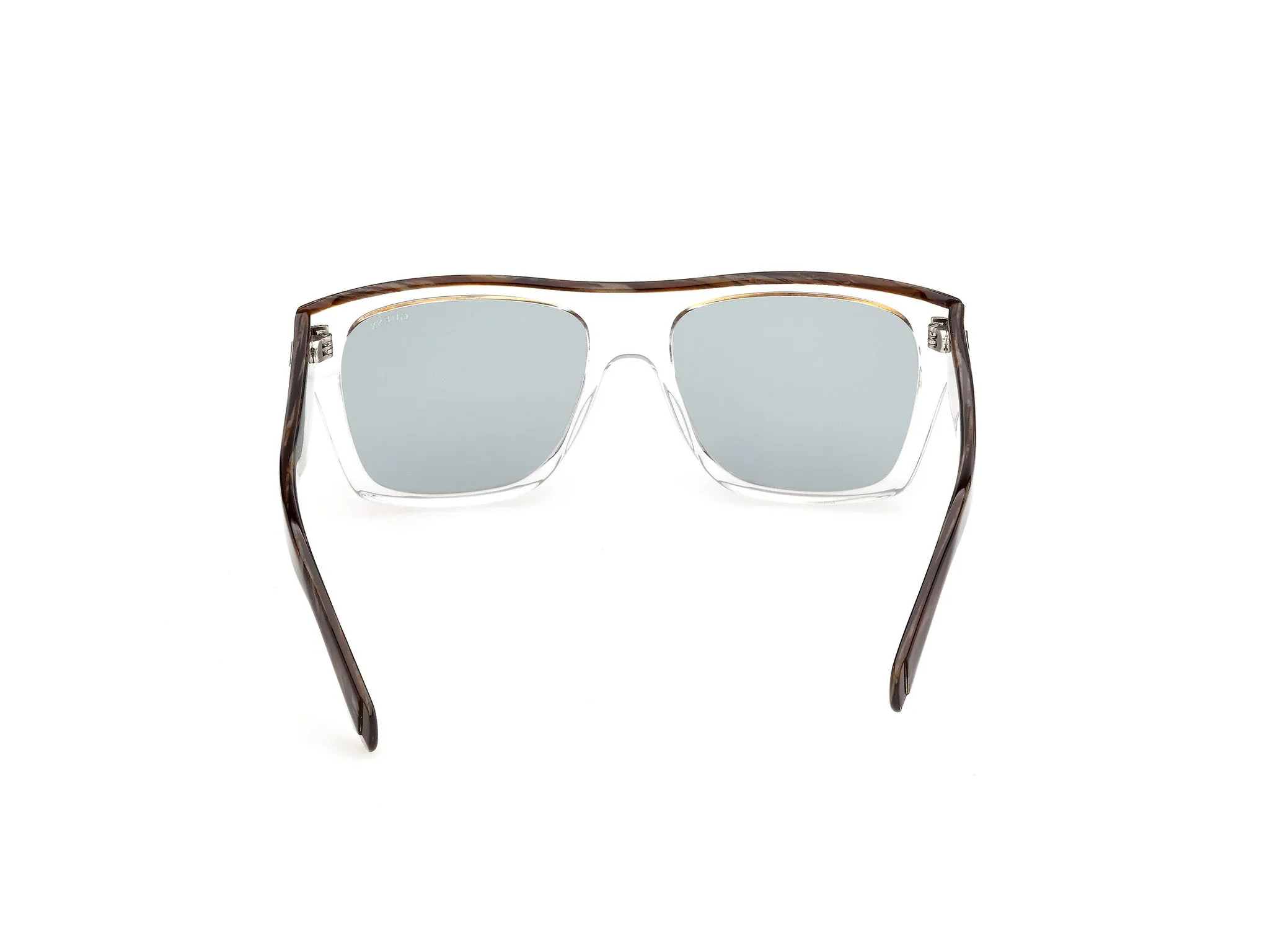 Guess GU00368 26N Occhiali da sole Acetato Trasparente Verde Squadrata Normale - immagine 4