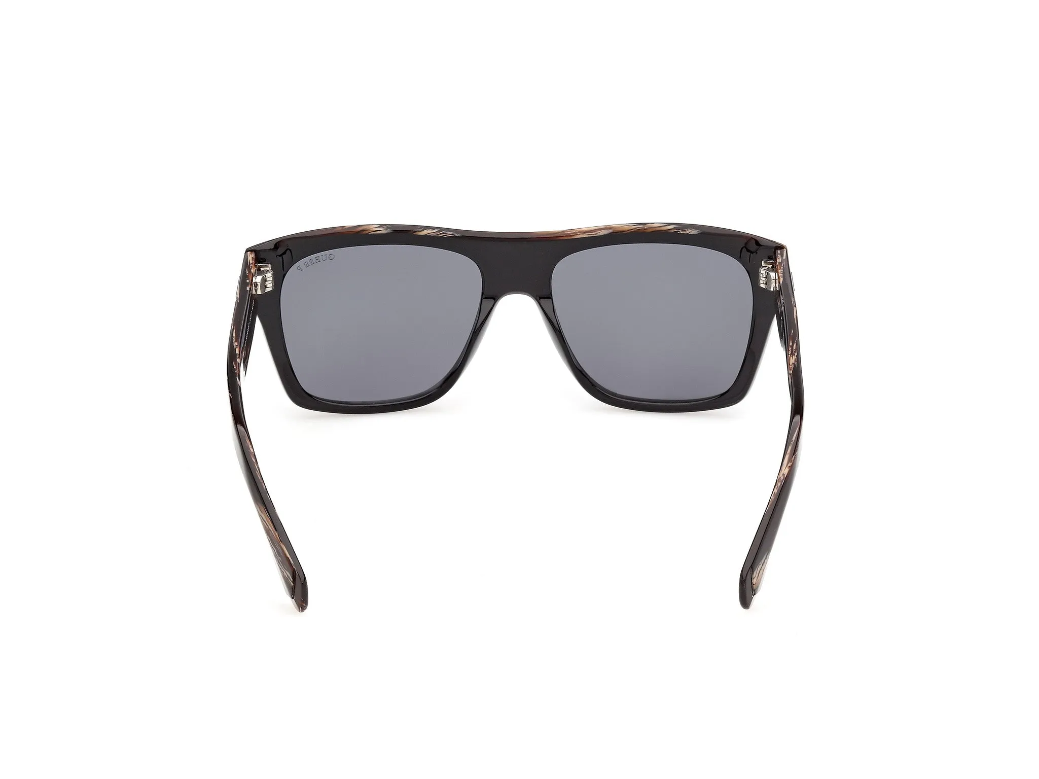 Guess GU00368 01D Occhiali da sole Acetato Nero Fumo Squadrata Polarizzata - immagine 4