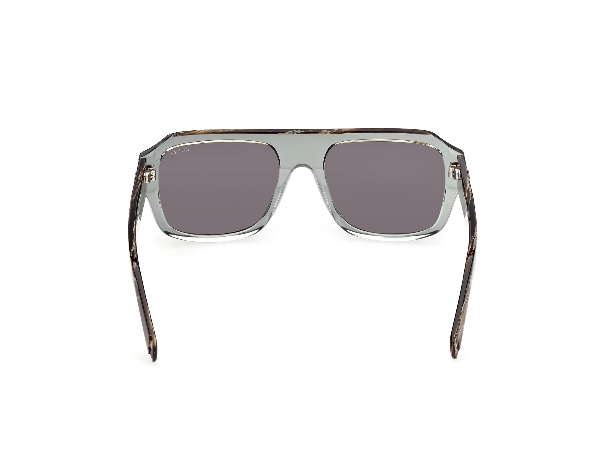 Guess GU00367 96A Occhiali da sole Acetato Verde Fumo Squadrata Normale - immagine 4