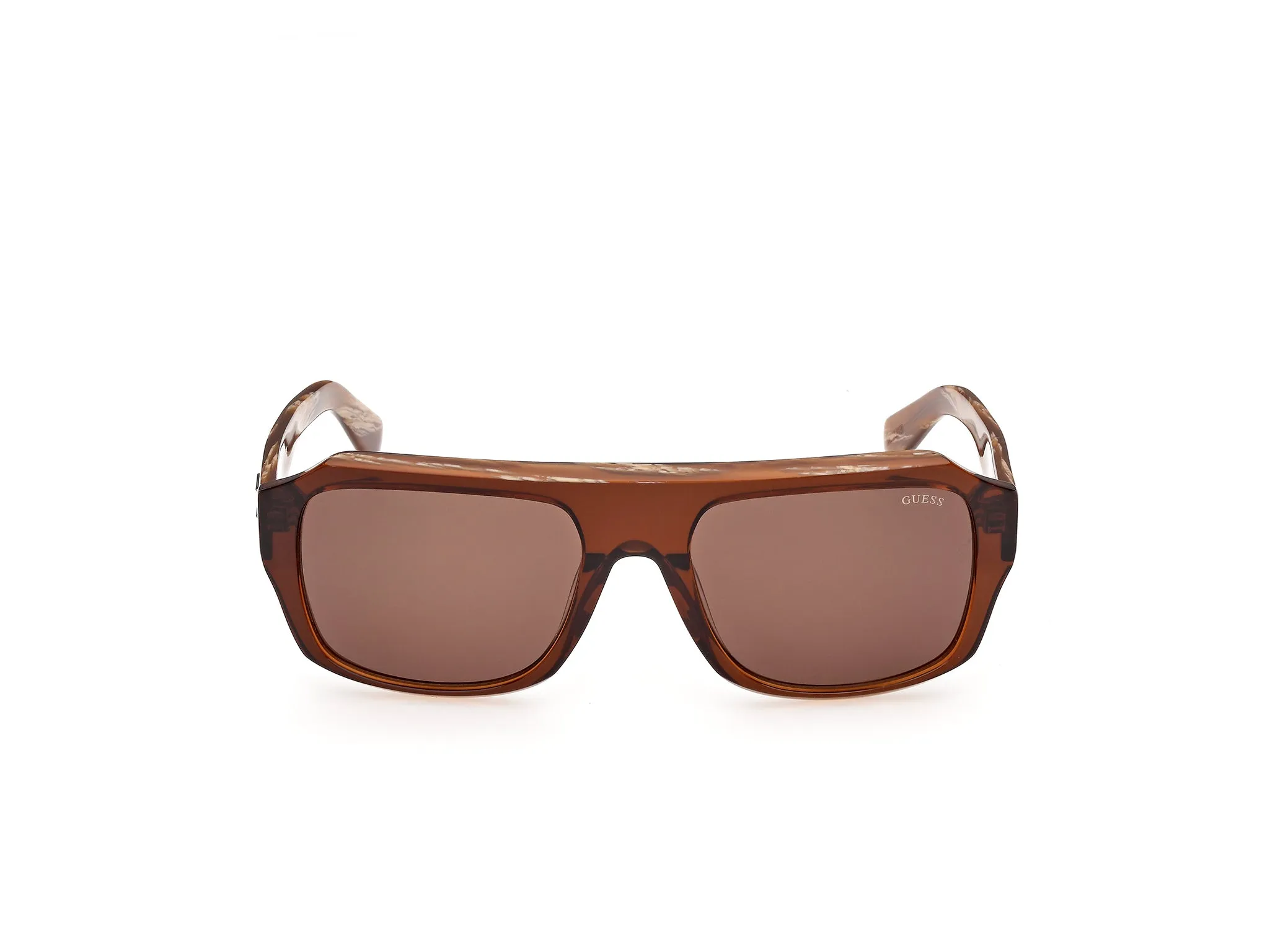 Guess GU00367 48E Occhiali da sole Acetato Marrone Marrone Squadrata Normale - immagine 2