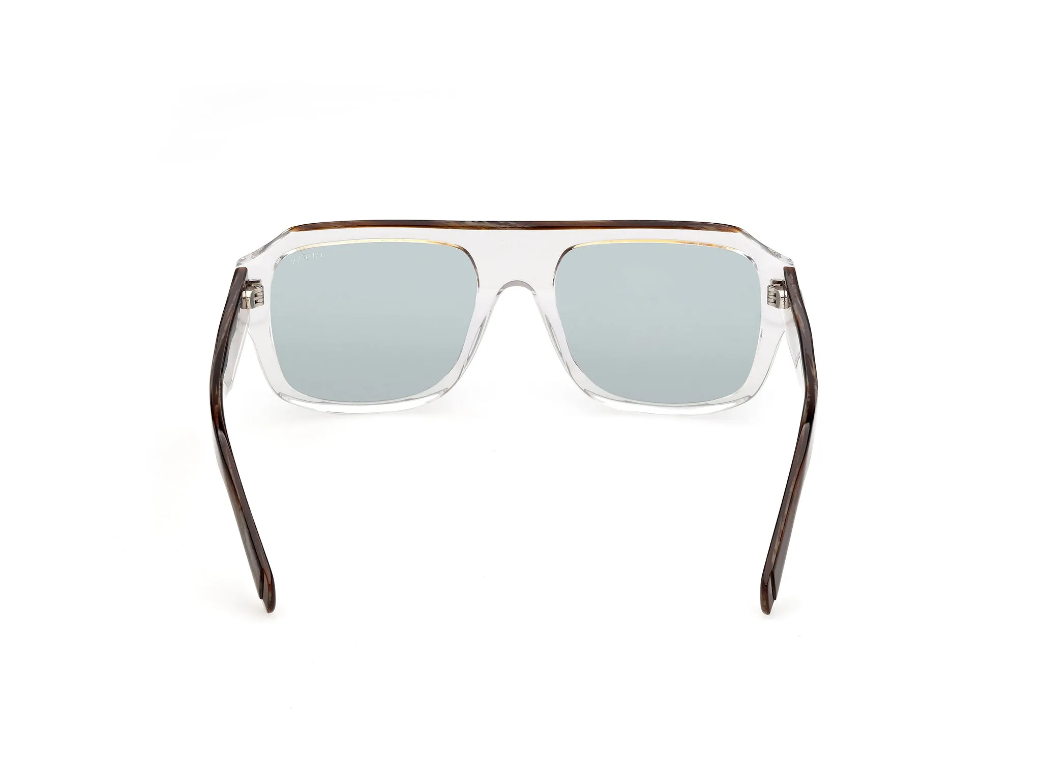 Guess GU00367 26N Occhiali da sole Acetato Trasparente Verde Squadrata Normale - immagine 4