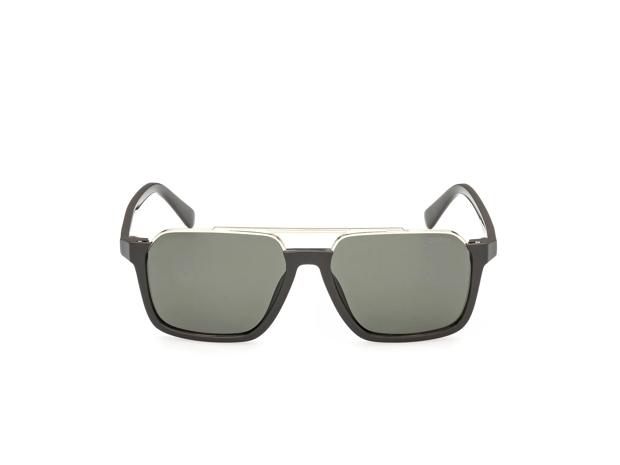 Guess GU00366 96N Occhiali da sole Iniettato Verde Verde Squadrata Normale - immagine 2
