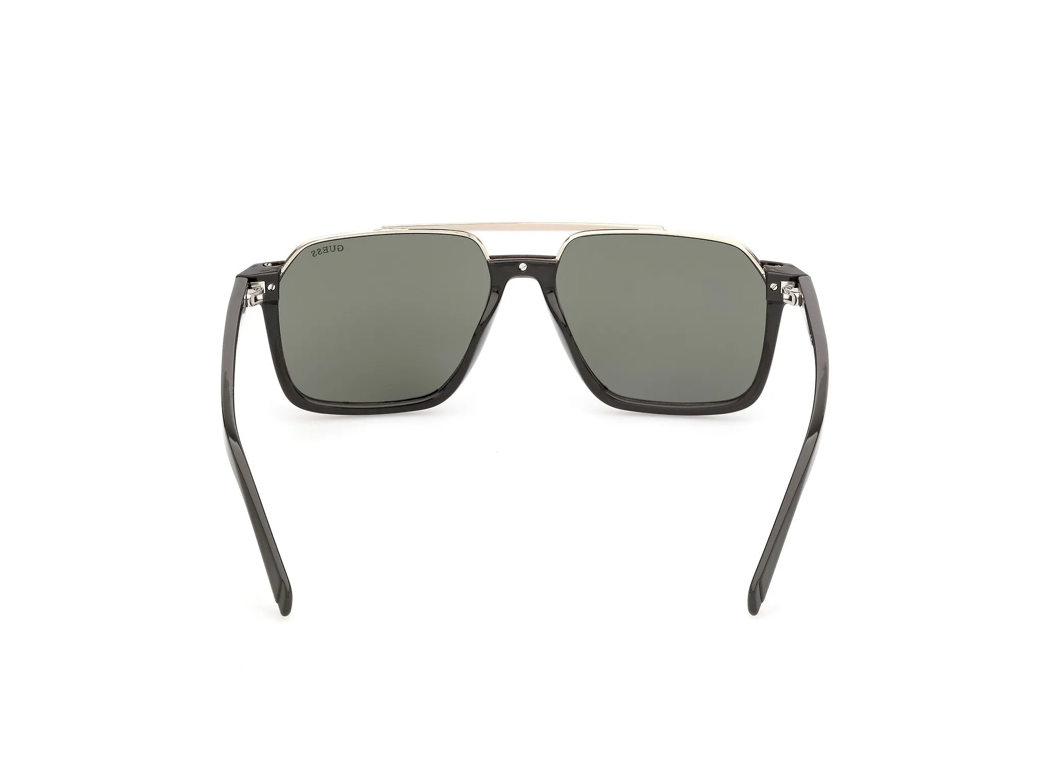 Guess GU00366 96N Occhiali da sole Iniettato Verde Verde Squadrata Normale - immagine 4