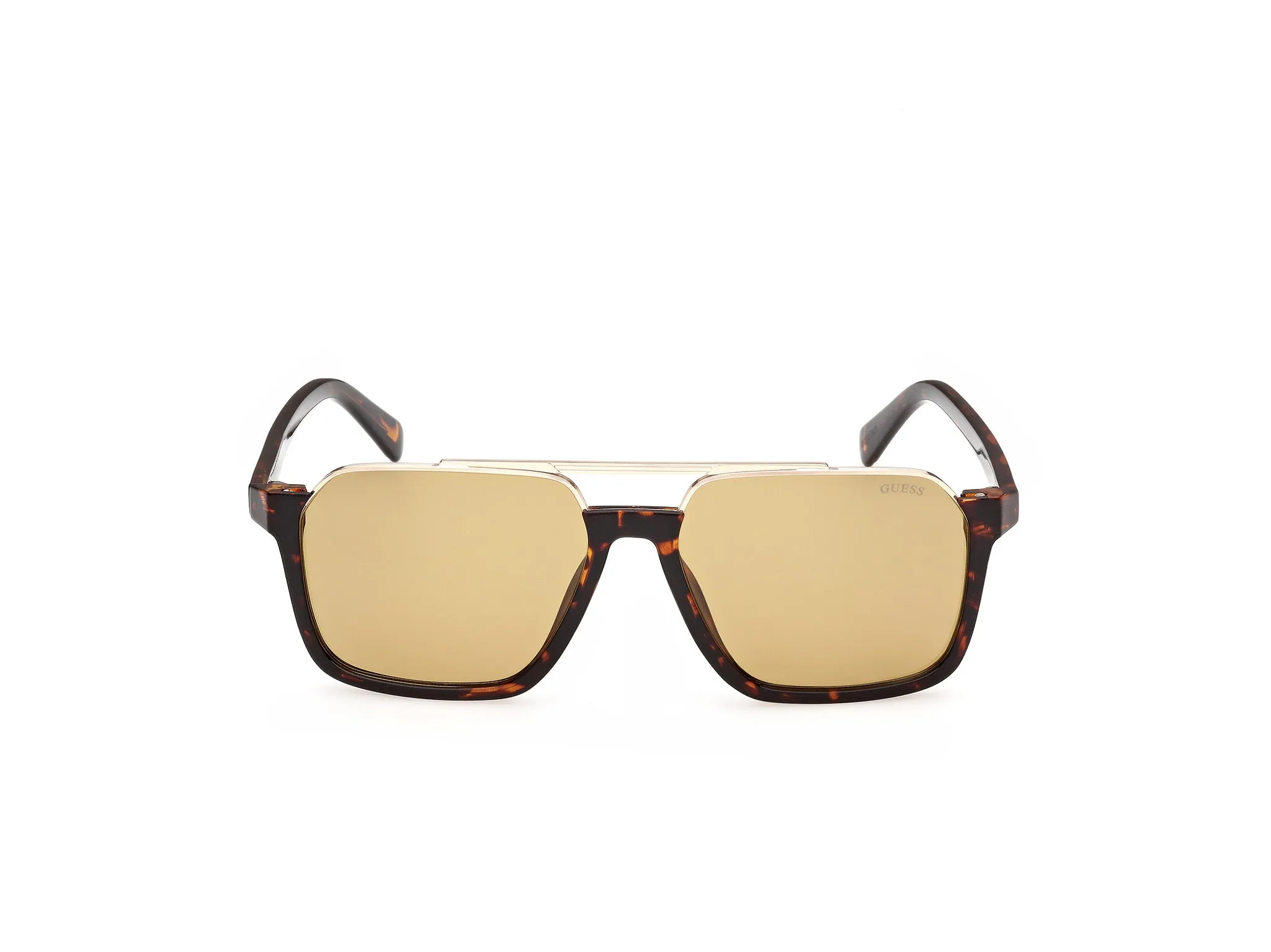 Guess GU00366 52E Occhiali da sole Iniettato Havana Marrone Squadrata Normale - immagine 2