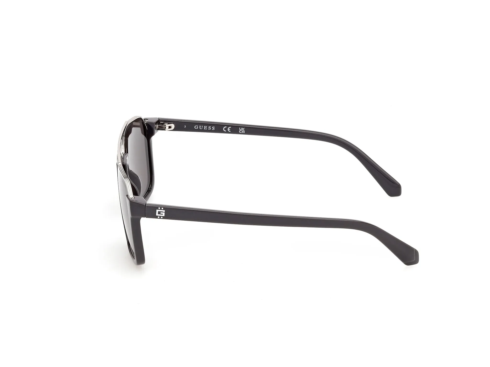 Guess GU00366 20A Occhiali da sole Iniettato Grigio Fumo Squadrata Normale - immagine 3