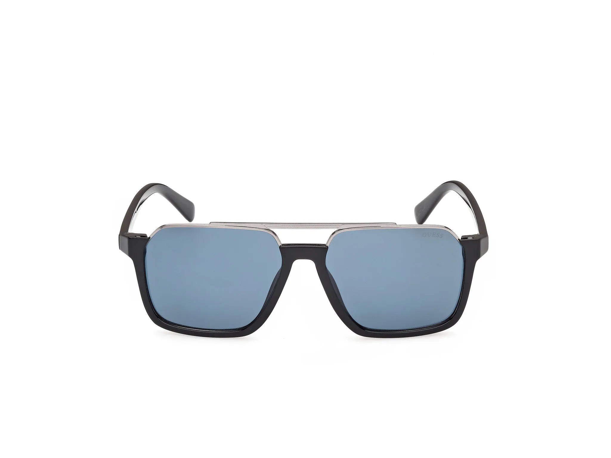 Guess GU00366 01V Occhiali da sole Iniettato Nero Blu Squadrata Normale - immagine 2