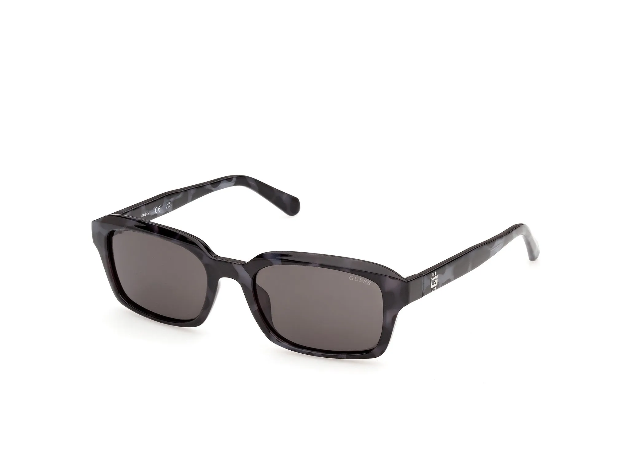Guess GU00365 92A Occhiali da sole Iniettato Blu Fumo Squadrata Normale - immagine 1