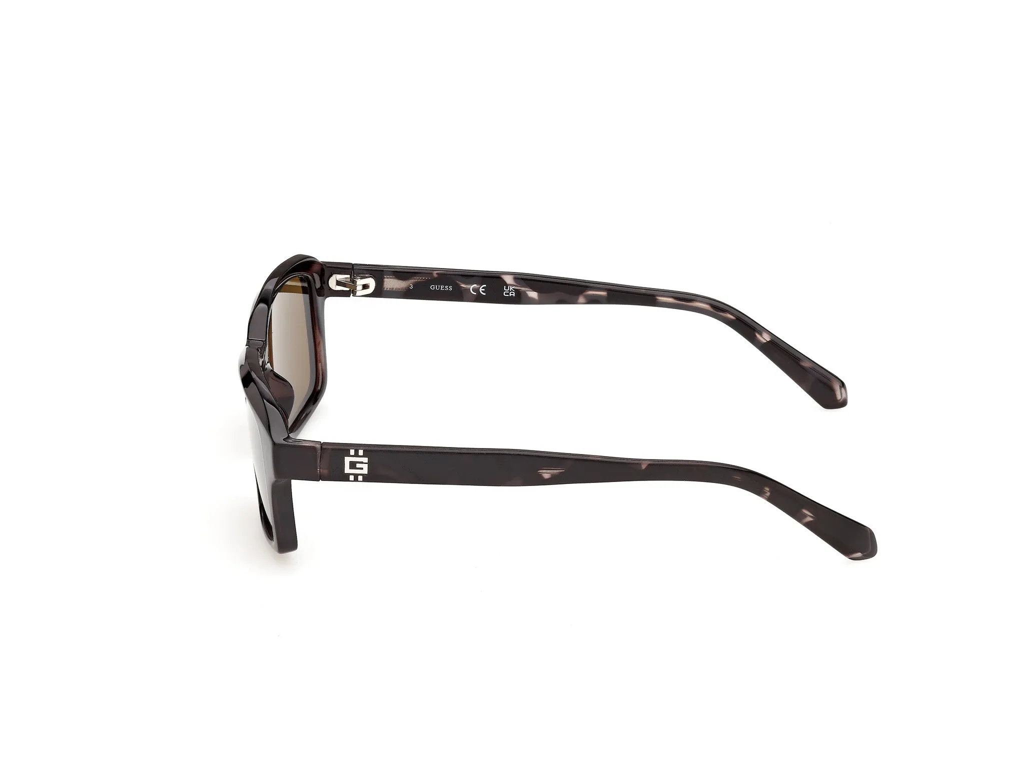 Guess GU00365 20E Occhiali da sole Iniettato Grigio Marrone Squadrata Normale - immagine 3