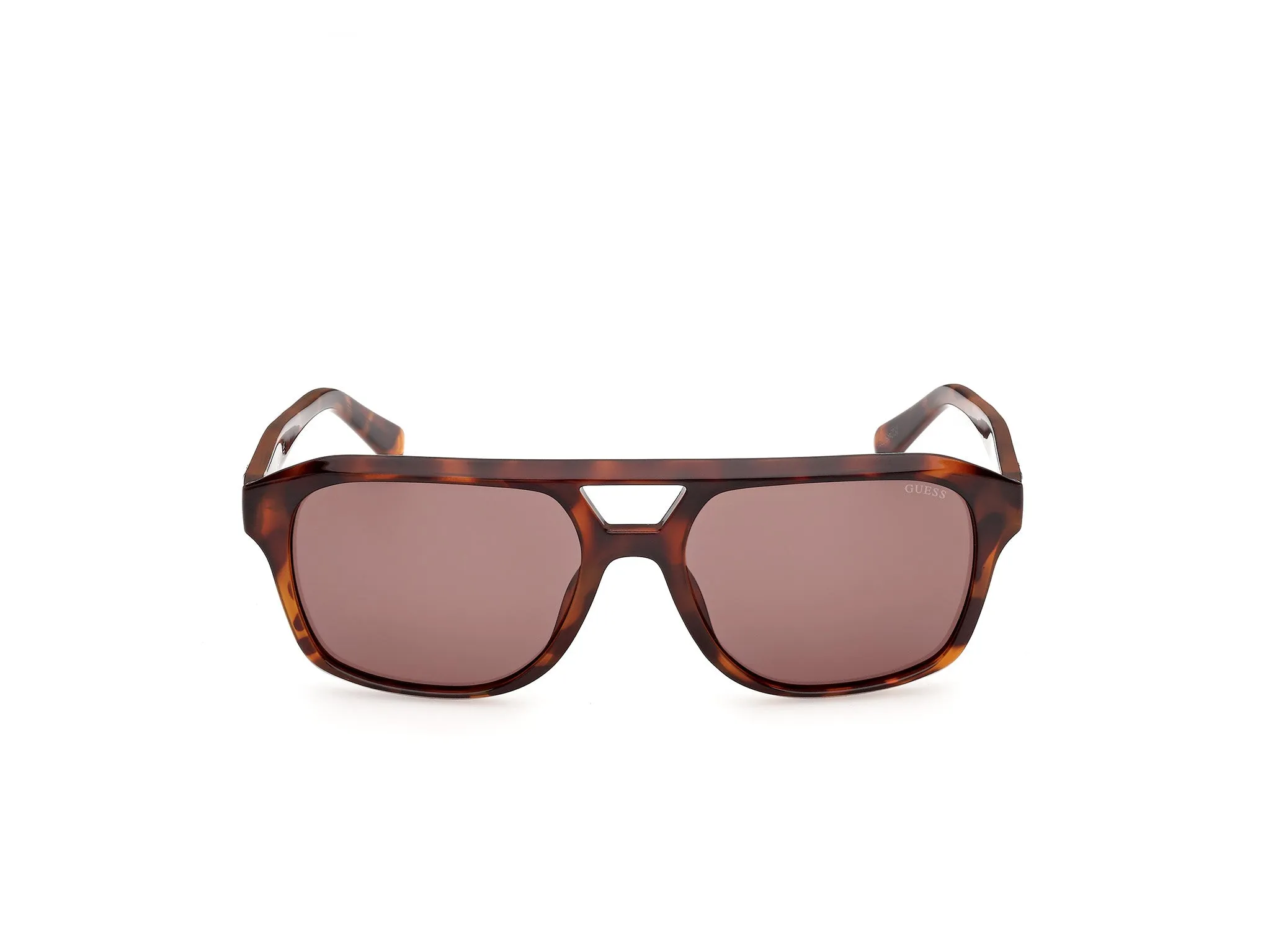 Guess GU00364 52E Occhiali da sole Iniettato Havana Marrone Pilot Normale - immagine 2
