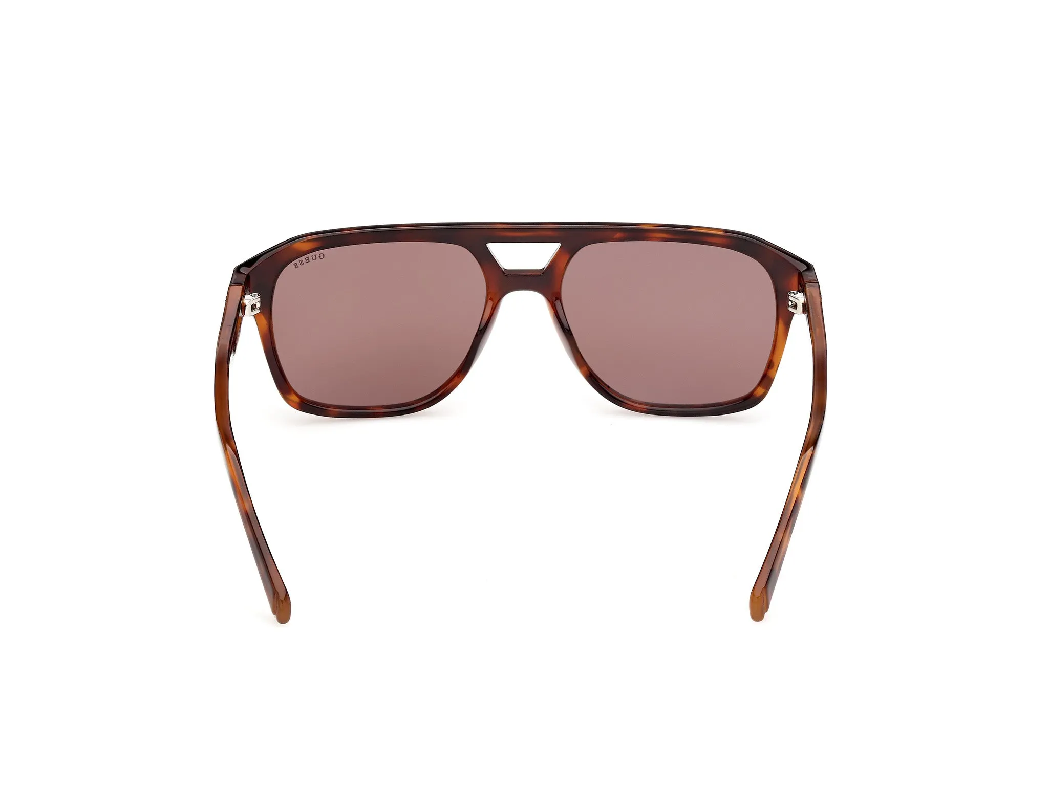 Guess GU00364 52E Occhiali da sole Iniettato Havana Marrone Pilot Normale - immagine 4