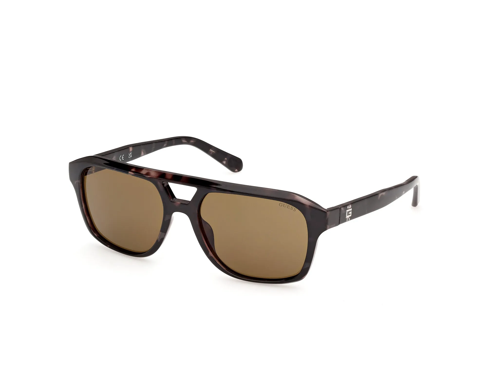 Guess GU00364 20E Occhiali da sole Iniettato Grigio Marrone Pilot Normale - immagine 1