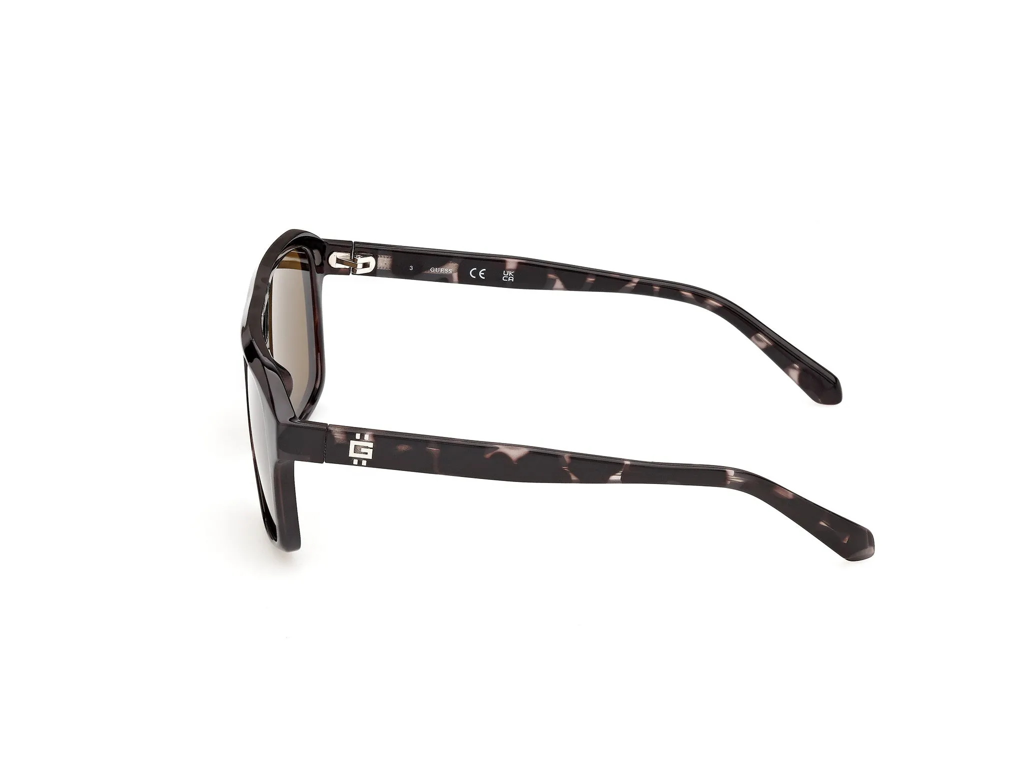 Guess GU00364 20E Occhiali da sole Iniettato Grigio Marrone Pilot Normale - immagine 3