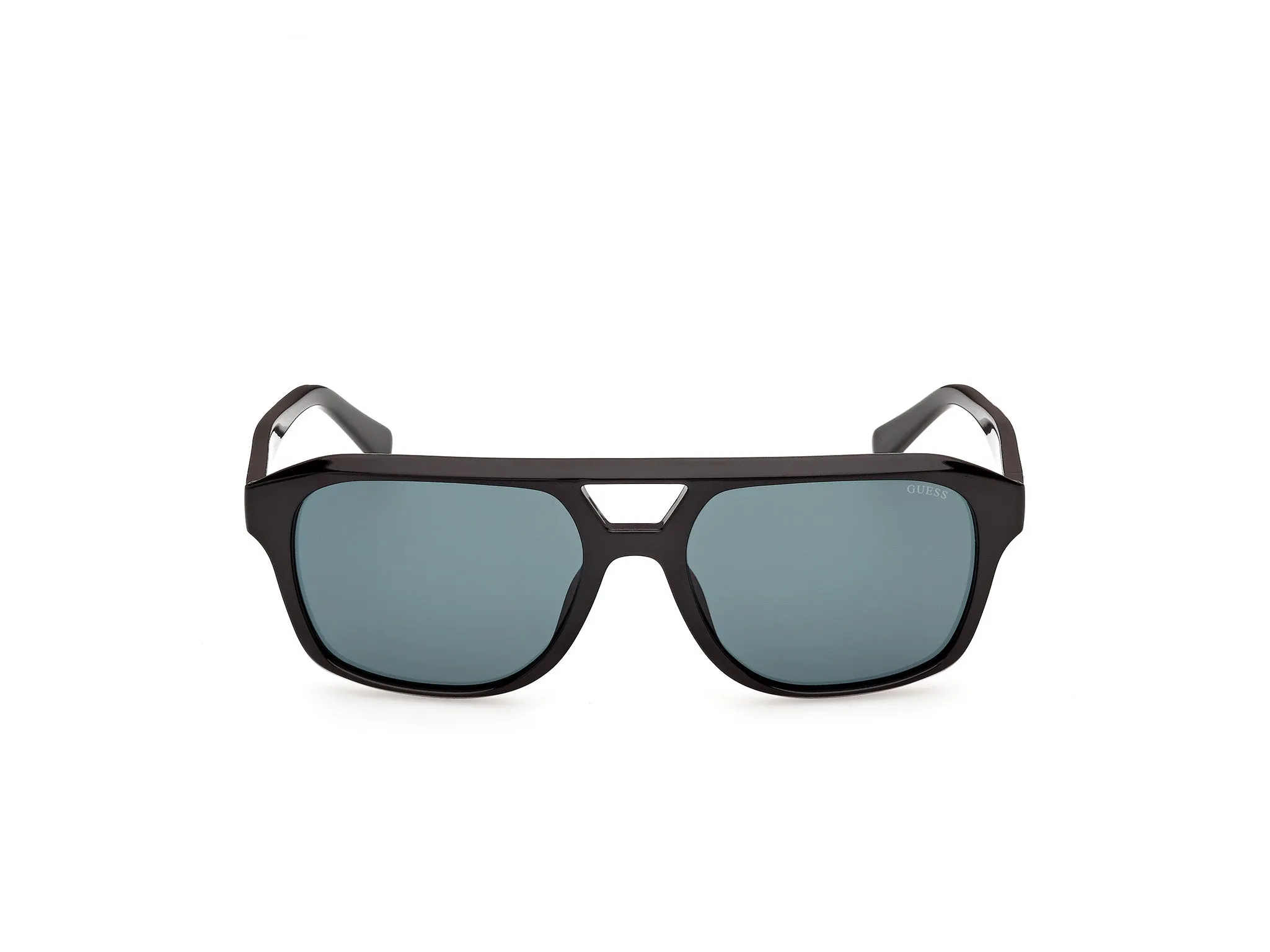 Guess GU00364 01V Occhiali da sole Iniettato Nero Blu Pilot Normale - immagine 2