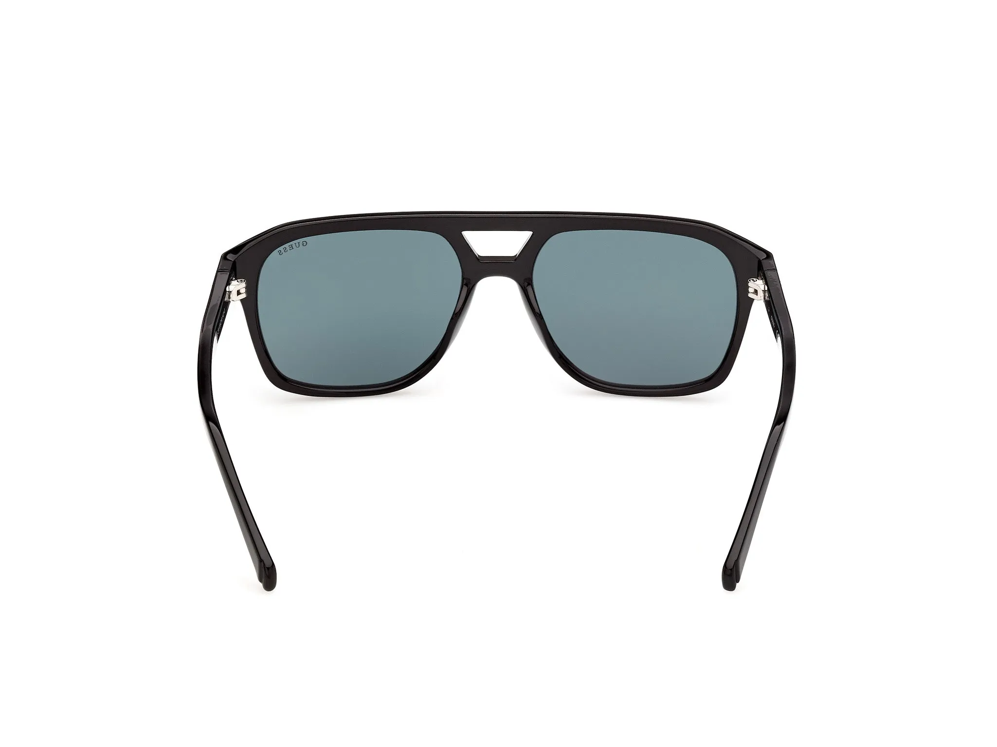 Guess GU00364 01V Occhiali da sole Iniettato Nero Blu Pilot Normale - immagine 4