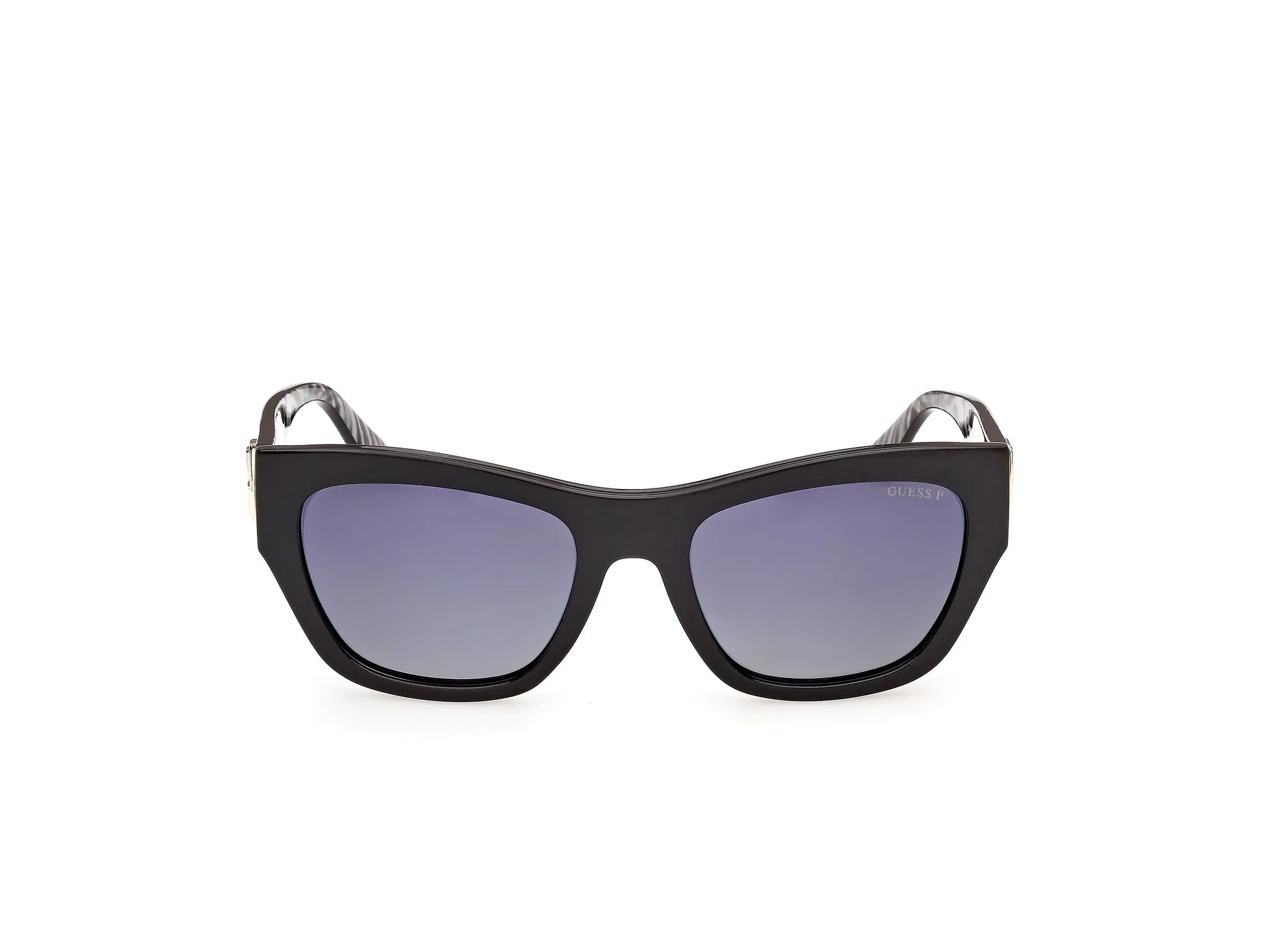 Guess GU00363 01D Occhiali da sole Iniettato Nero Fumo Squadrata Polarizzata - immagine 2