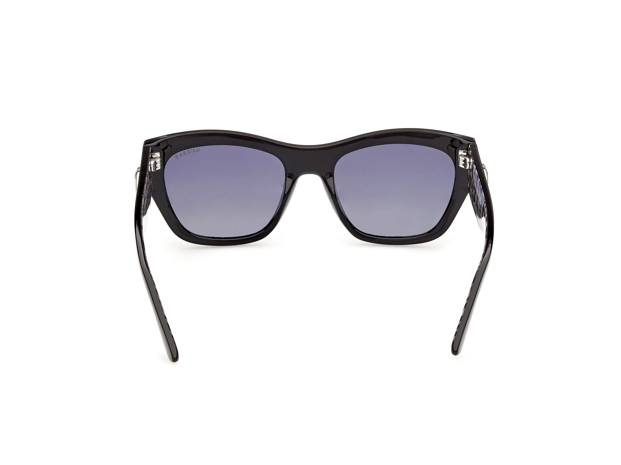 Guess GU00363 01D Occhiali da sole Iniettato Nero Fumo Squadrata Polarizzata - immagine 4