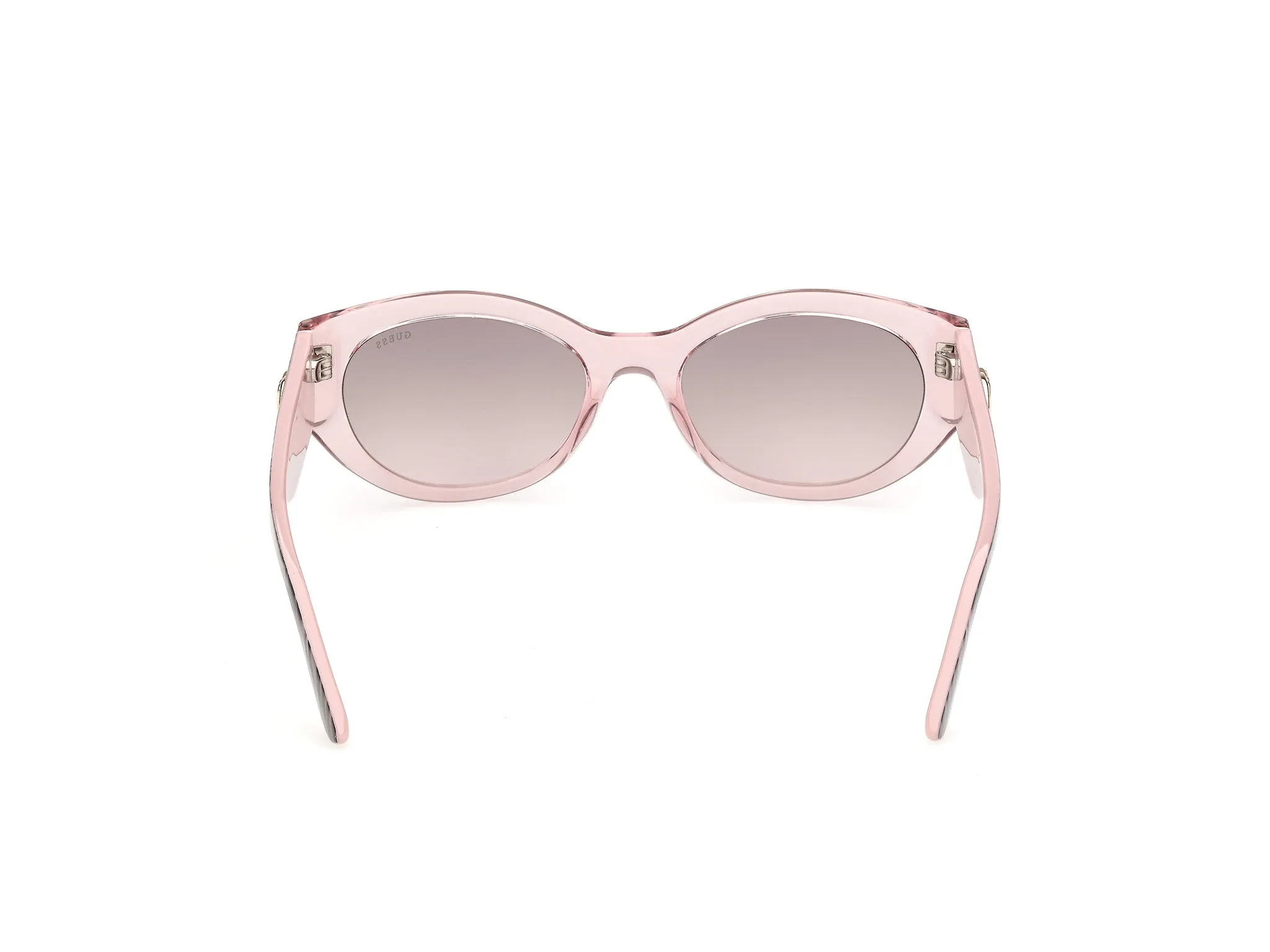 Guess GU00362 72F Occhiali da sole Iniettato Rosa Marrone Rotonda Normale - immagine 4