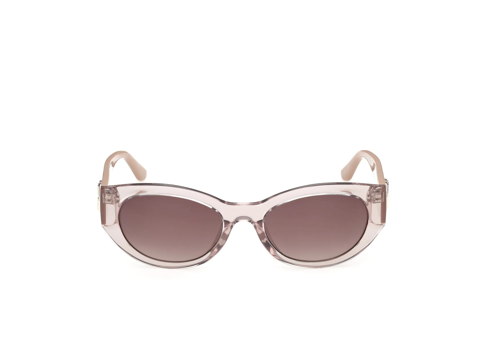 Guess GU00362 57F Occhiali da sole Iniettato Beige Marrone Rotonda Normale - immagine 2