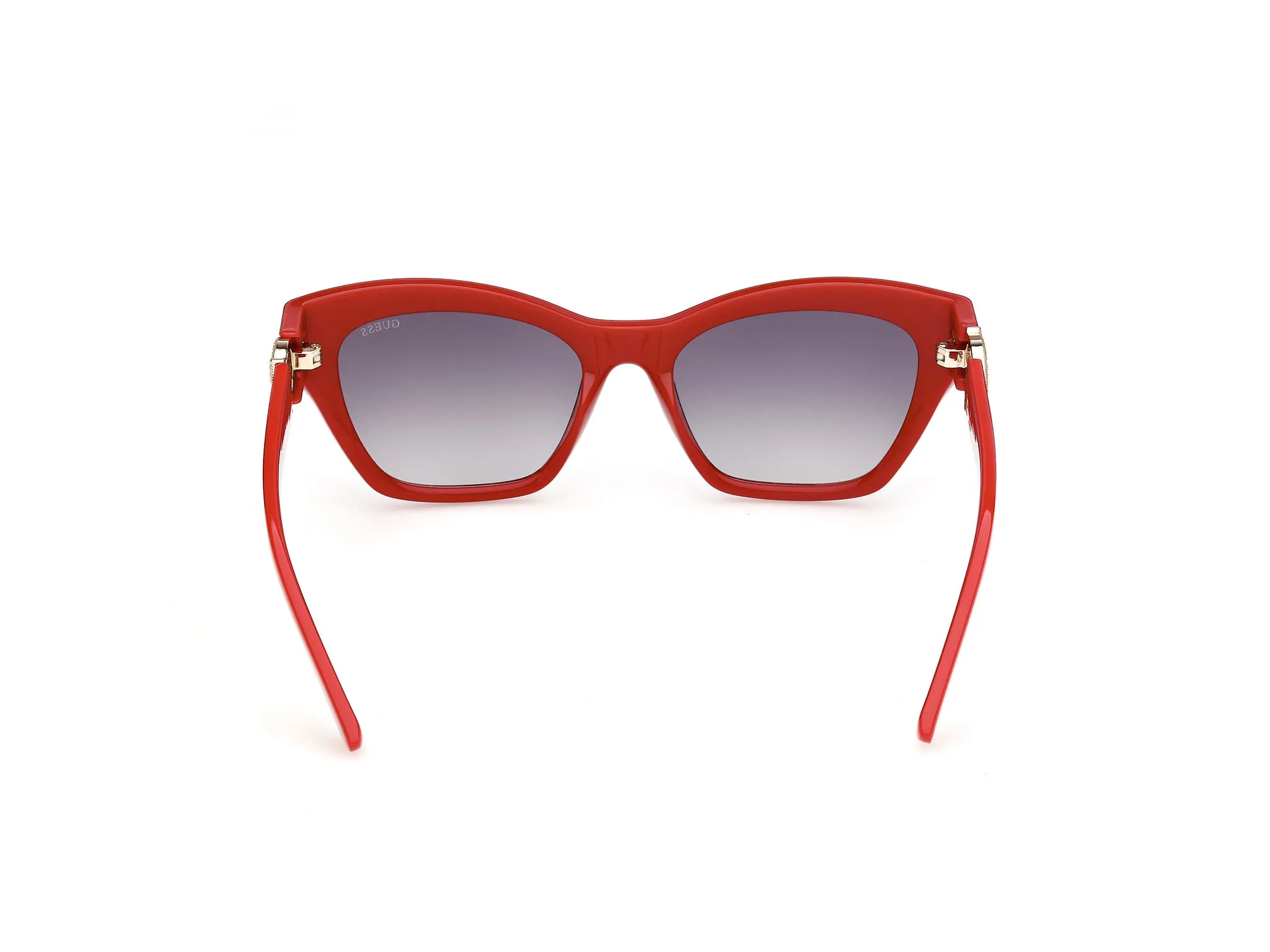 Guess GU00360 66B Occhiali da sole Iniettato Rosso Fumo Squadrata Normale - immagine 4
