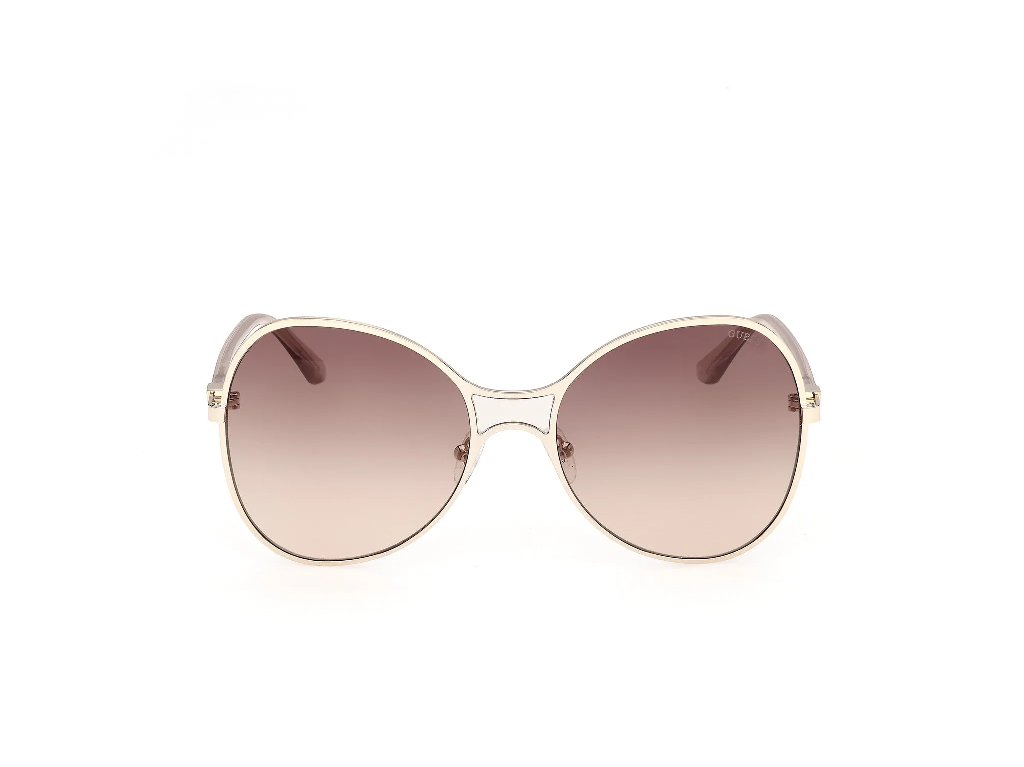 Guess GU00359 32F Occhiali da sole Iniettato Oro Marrone Farfalla Normale - immagine 2
