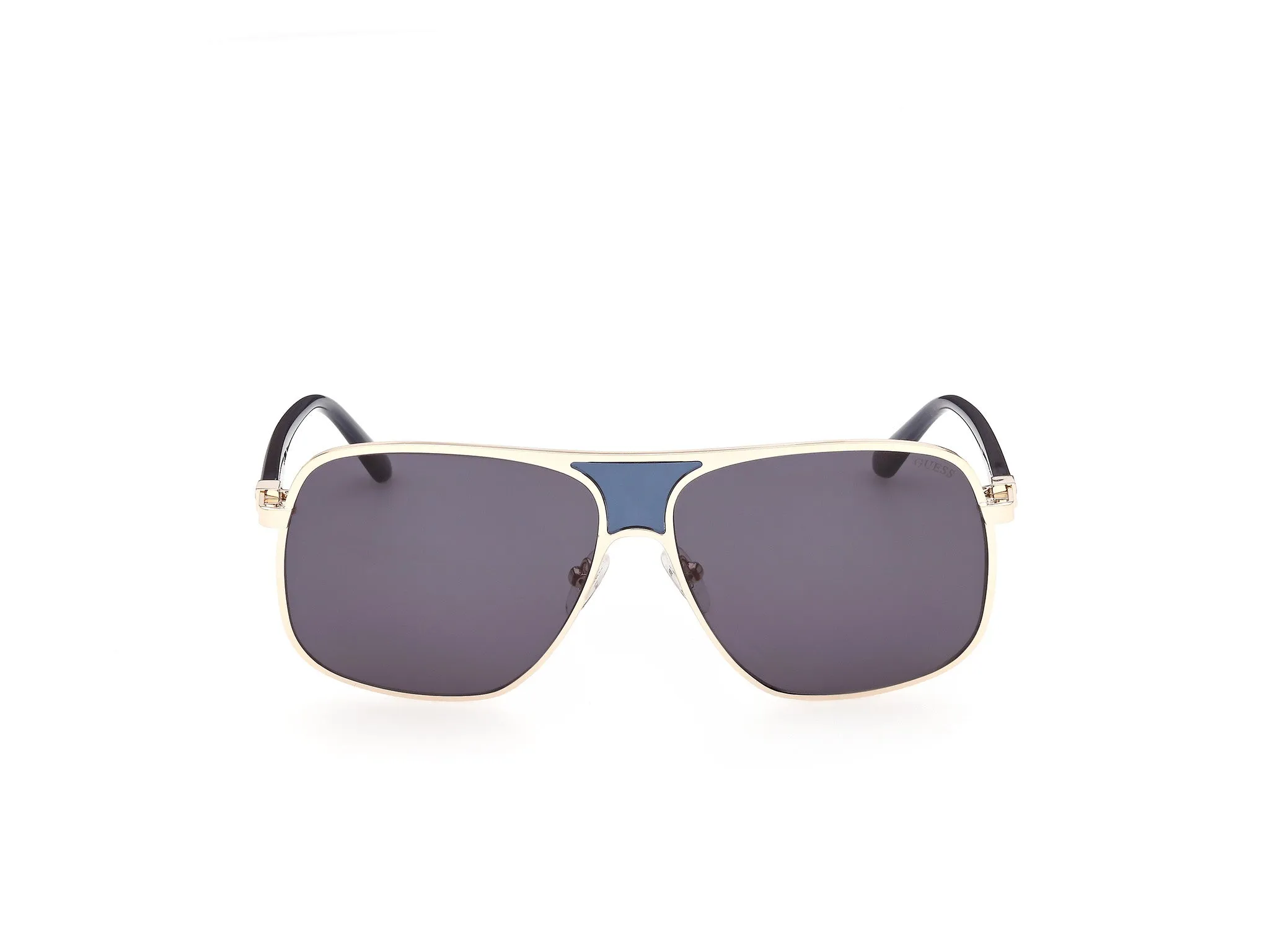 Guess GU00358 32V Occhiali da sole Iniettato Oro Blu Pilot Normale - immagine 2