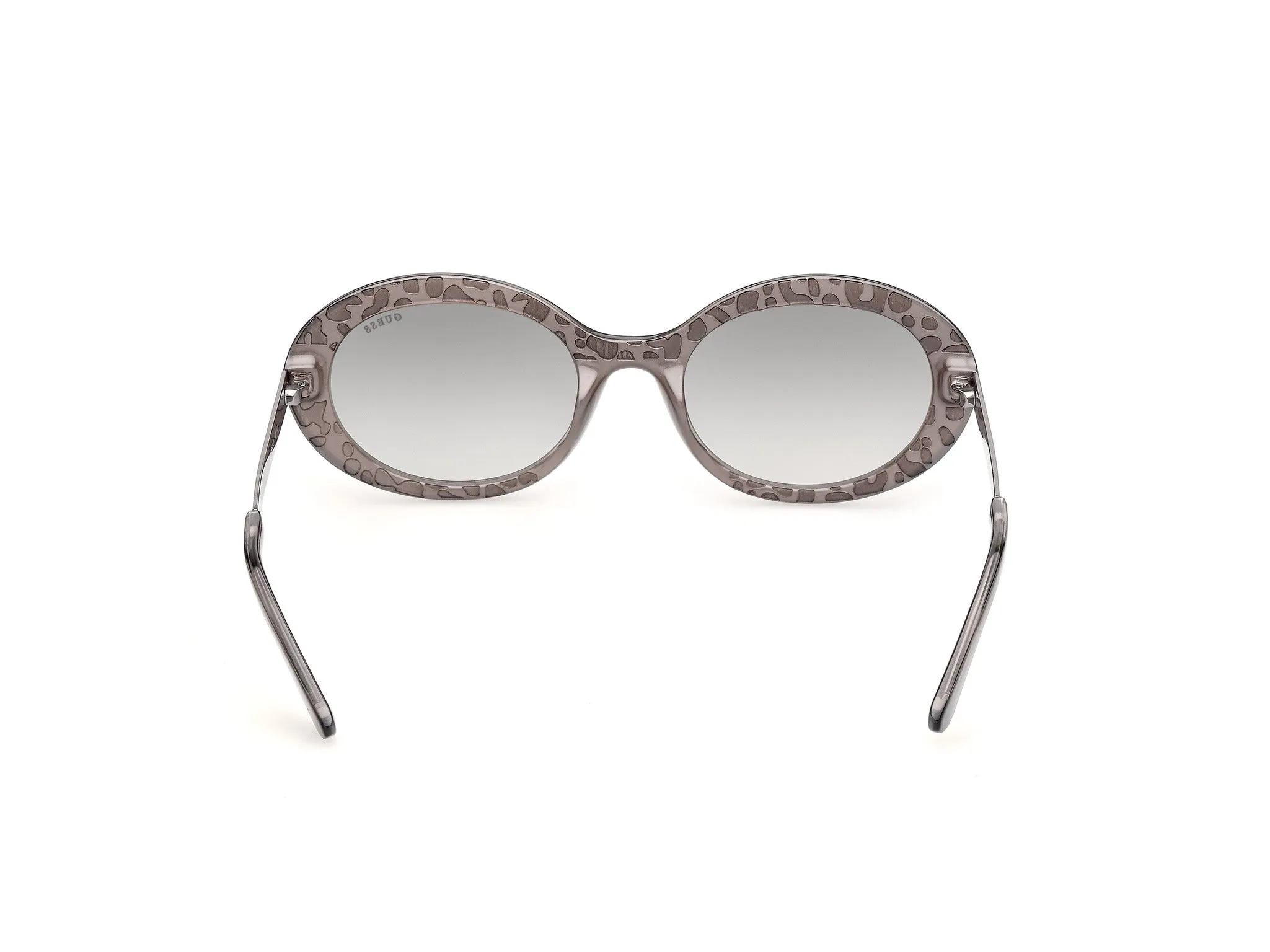 Guess GU00355 57P Occhiali da sole Iniettato Beige Verde Rotonda Normale - immagine 4