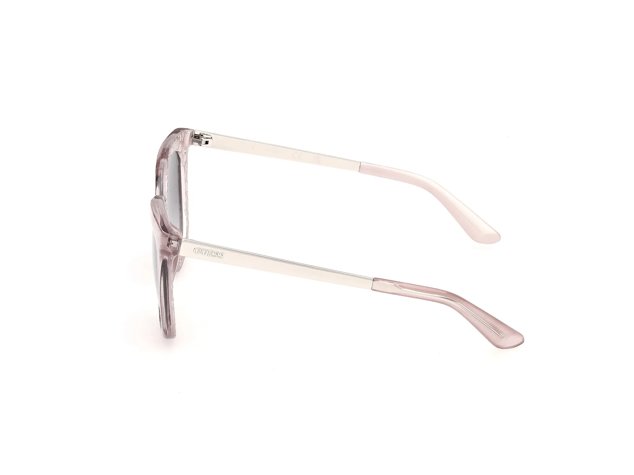 Guess GU00354 72B Occhiali da sole Iniettato Rosa Fumo Cat Eye Normale - immagine 3