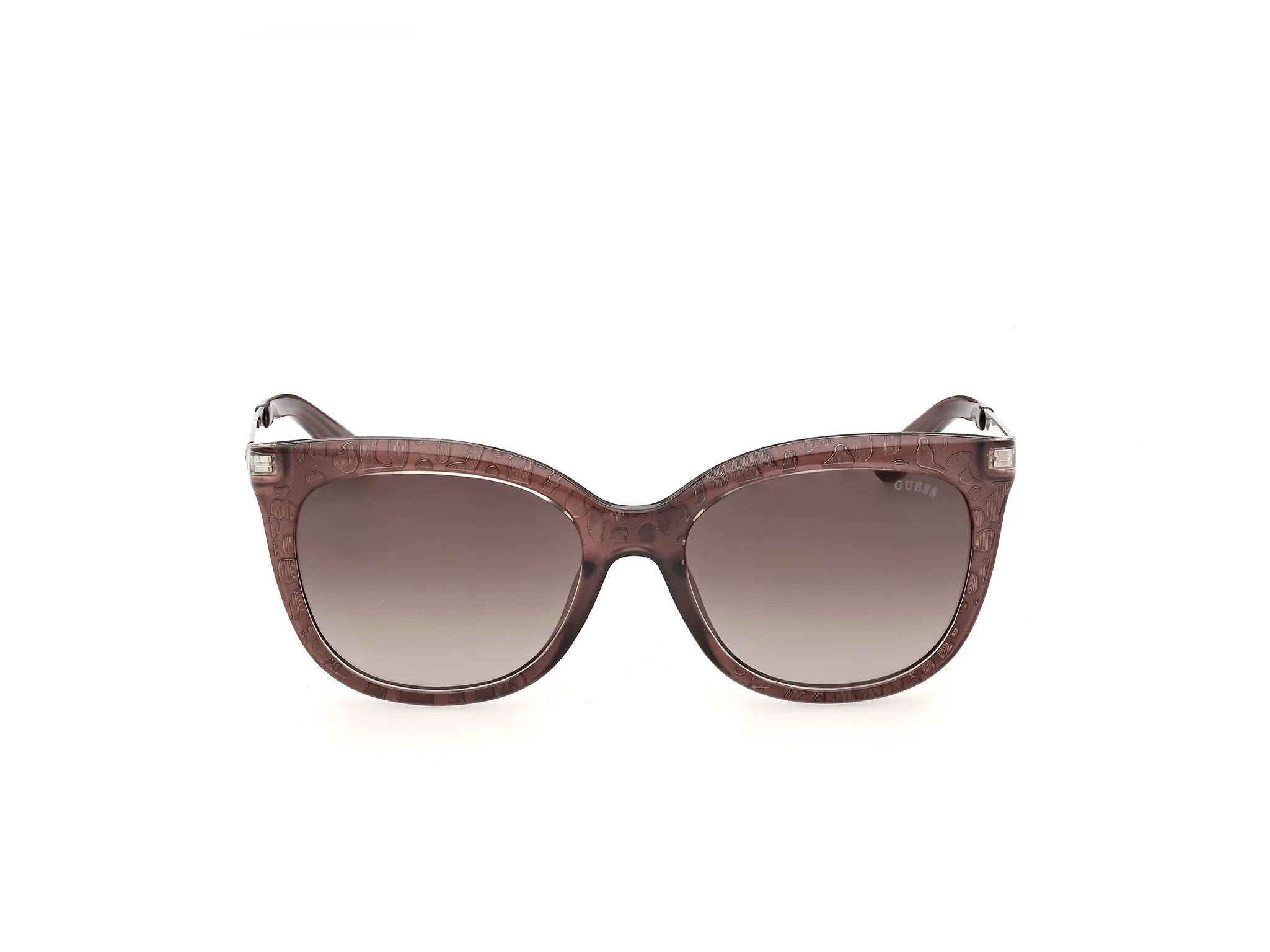 Guess GU00354 69F Occhiali da sole Iniettato Bordeaux Marrone Cat Eye Normale - immagine 2