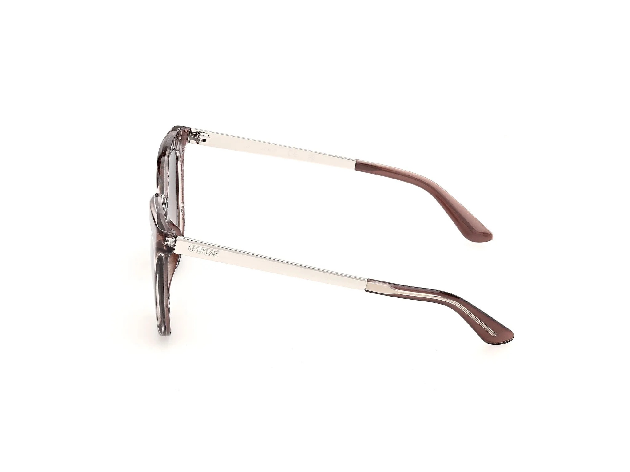 Guess GU00354 69F Occhiali da sole Iniettato Bordeaux Marrone Cat Eye Normale - immagine 3