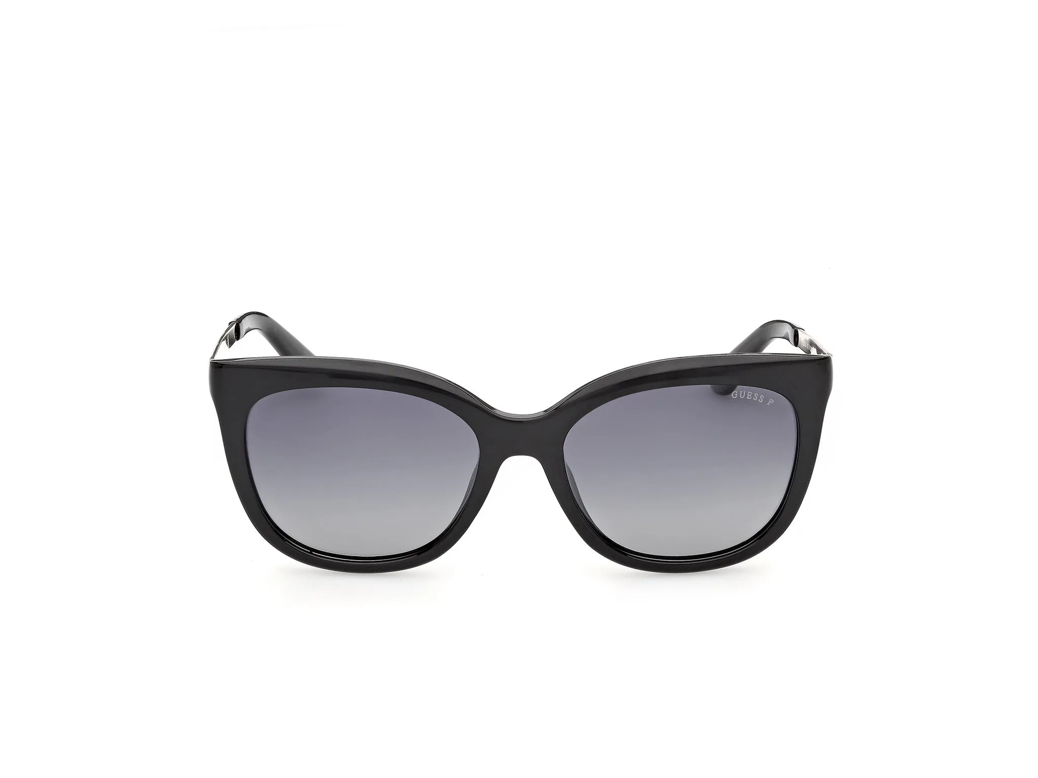Guess GU00354 01D Occhiali da sole Iniettato Nero Fumo Cat Eye Polarizzata - immagine 2