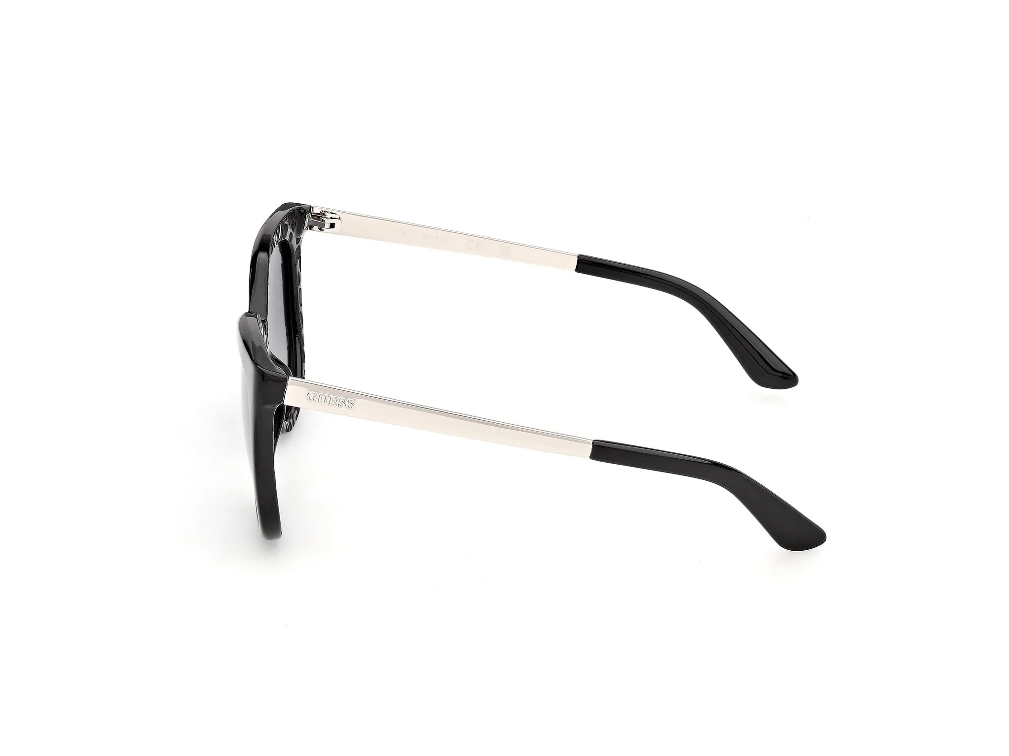 Guess GU00354 01D Occhiali da sole Iniettato Nero Fumo Cat Eye Polarizzata - immagine 3