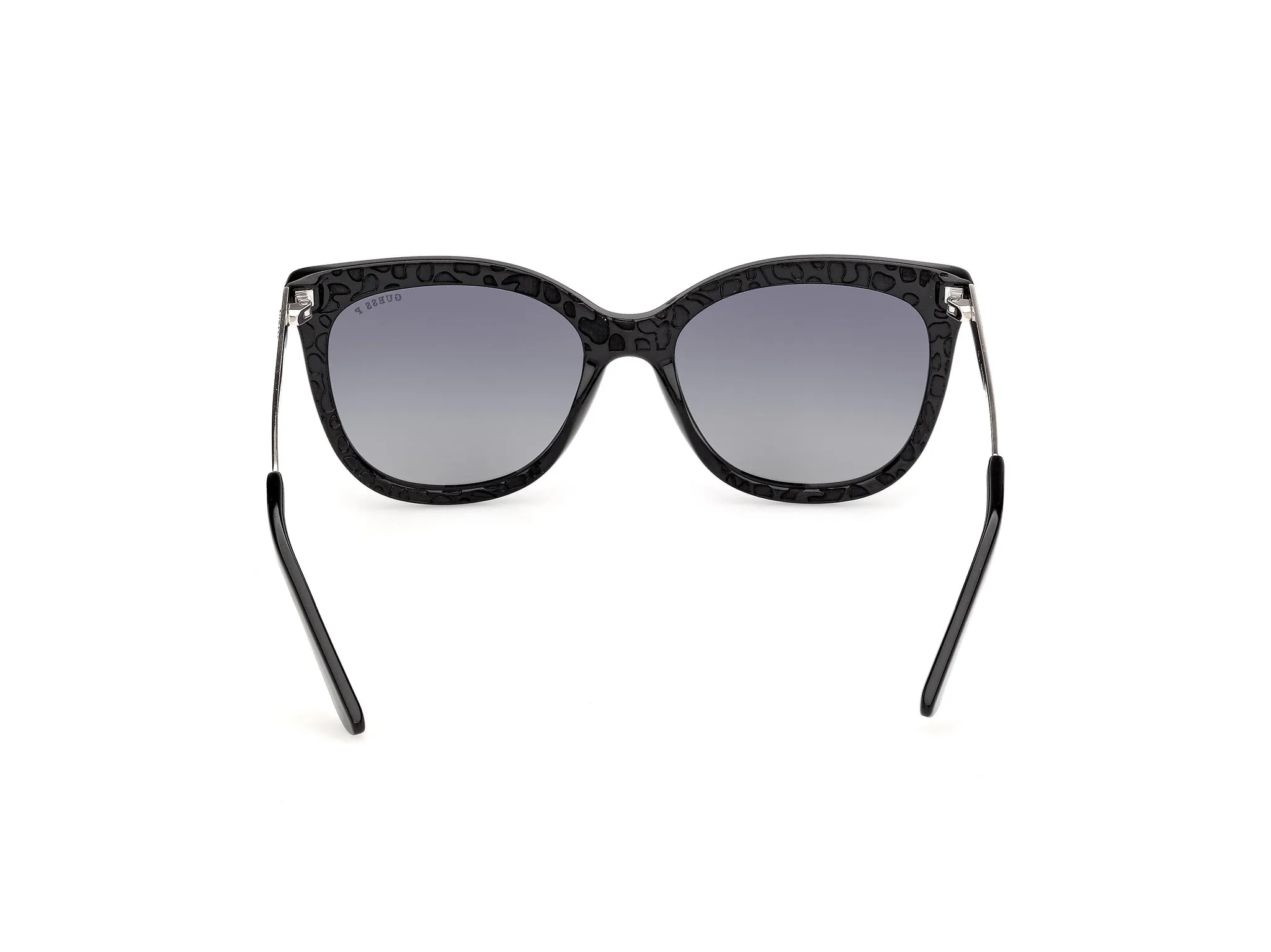 Guess GU00354 01D Occhiali da sole Iniettato Nero Fumo Cat Eye Polarizzata - immagine 4