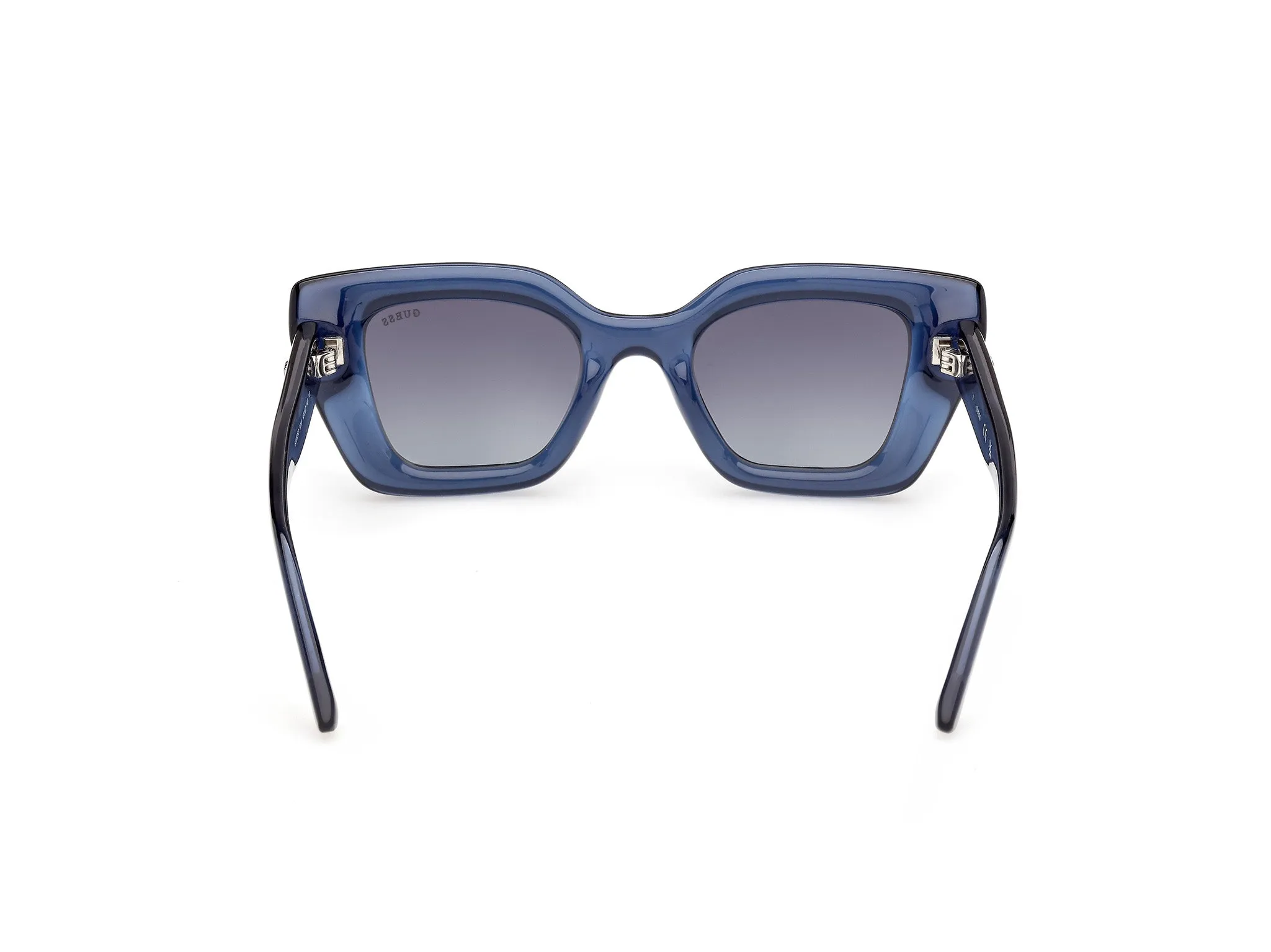 Guess GU00353 90W Occhiali da sole Iniettato Blu Blu Squadrata Normale - immagine 4