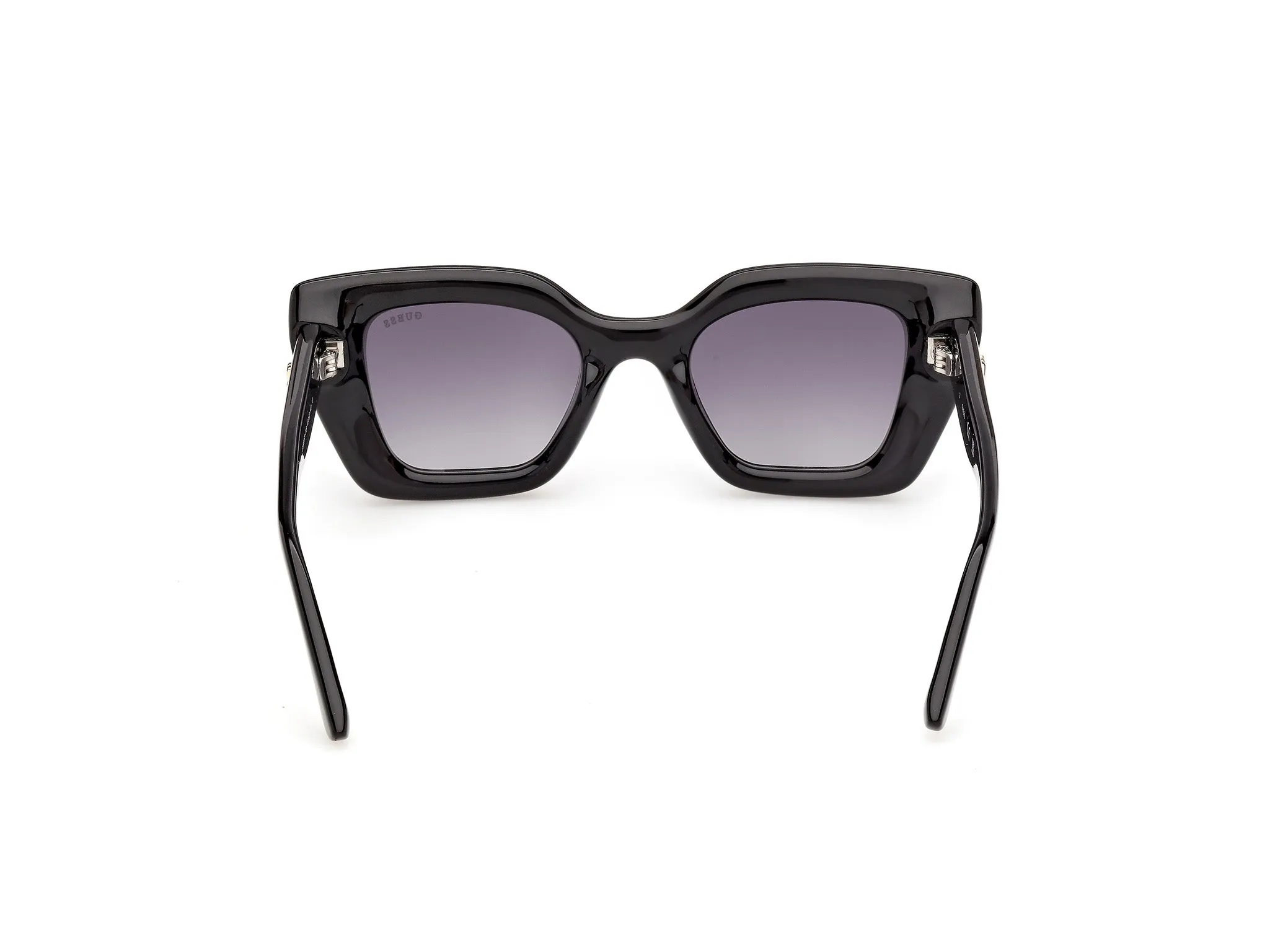 Guess GU00353 01B Occhiali da sole Iniettato Nero Fumo Squadrata Normale - immagine 4