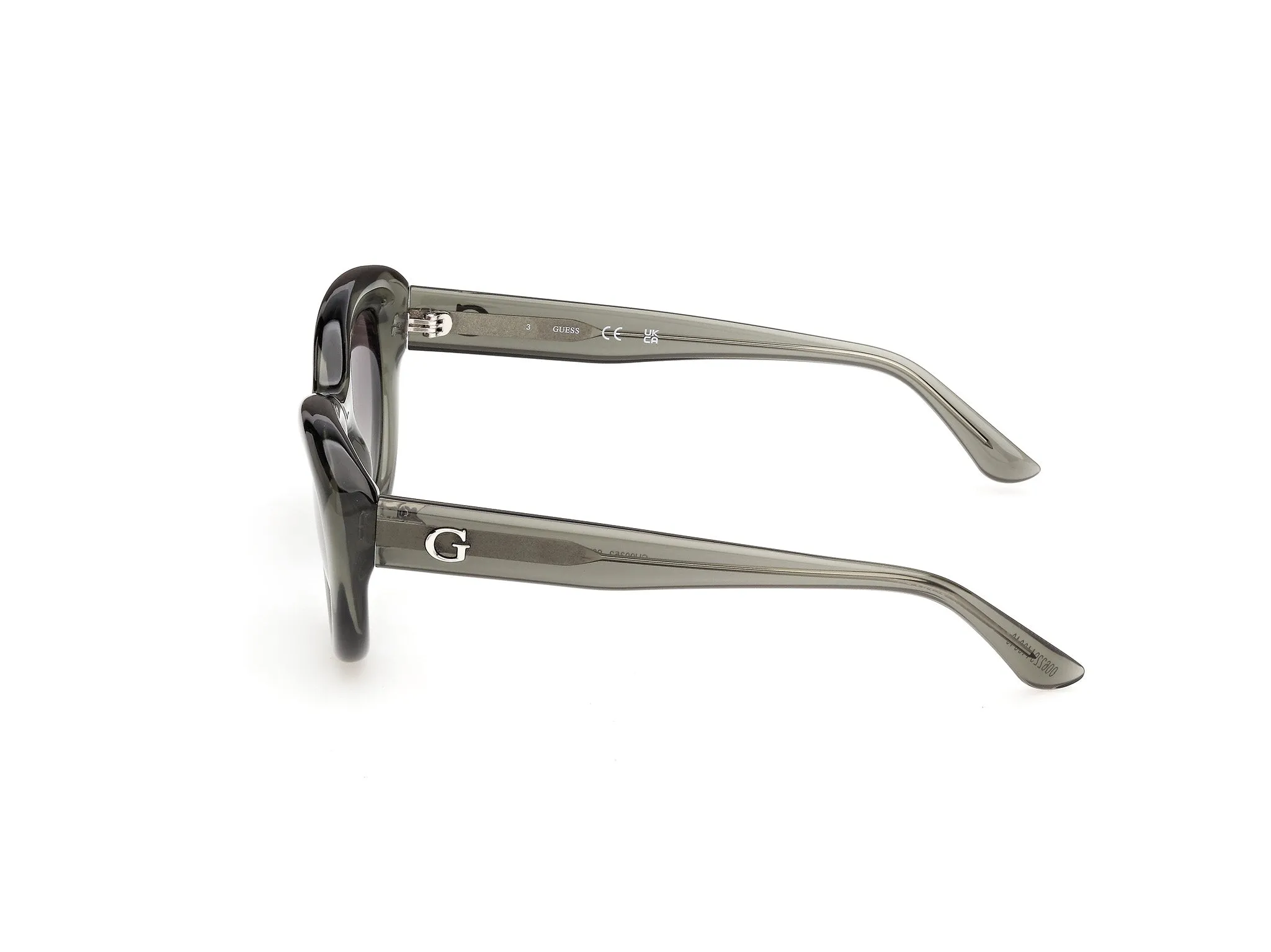Guess GU00352 93P Occhiali da sole Iniettato Verde Verde Cat Eye Normale - immagine 3