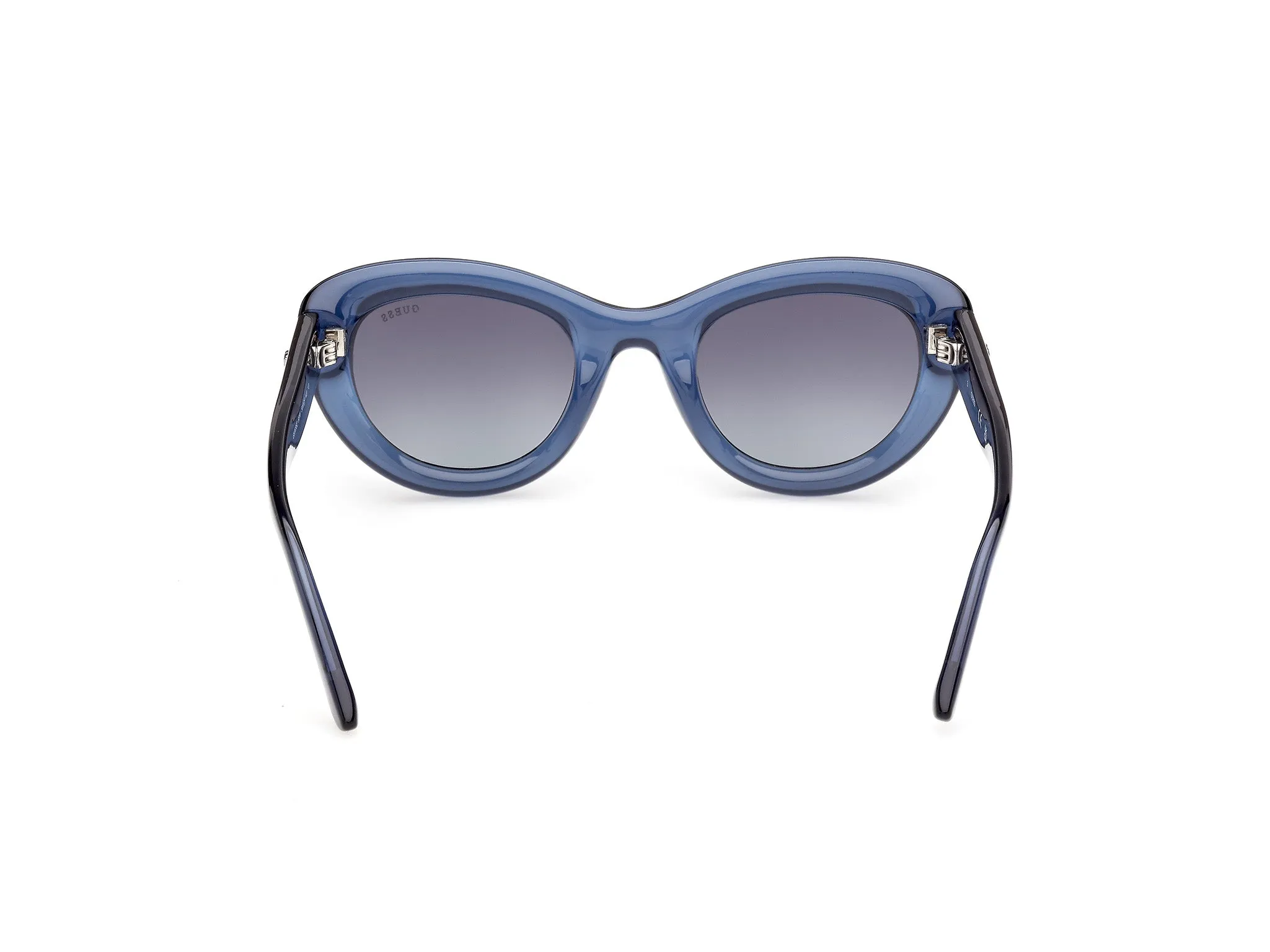 Guess GU00352 90W Occhiali da sole Iniettato Blu Blu Cat Eye Normale - immagine 4