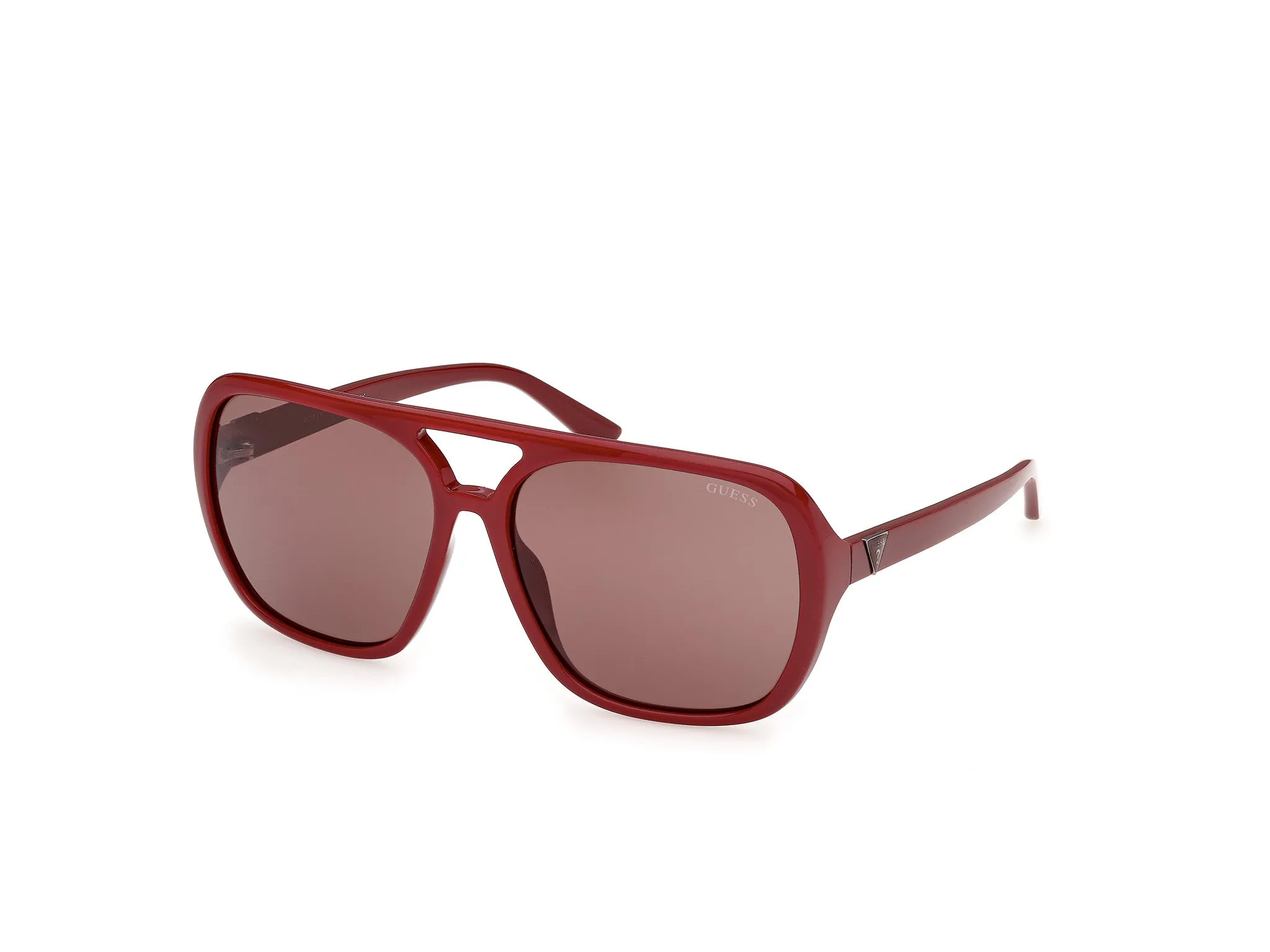 Guess GU00351 69S Occhiali da sole Iniettato Bordeaux Bordeaux Pilot Normale - immagine 1