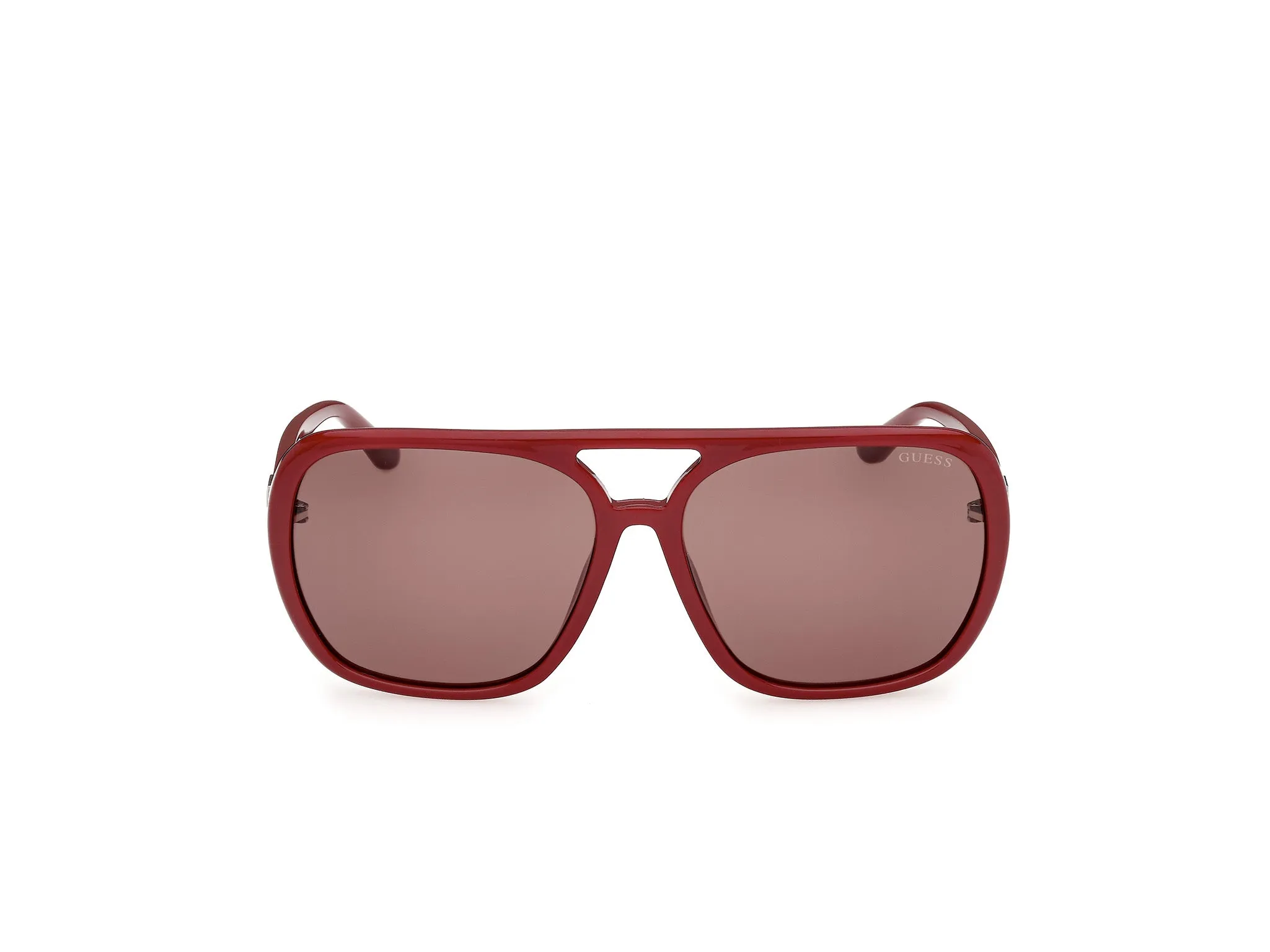 Guess GU00351 69S Occhiali da sole Iniettato Bordeaux Bordeaux Pilot Normale - immagine 2