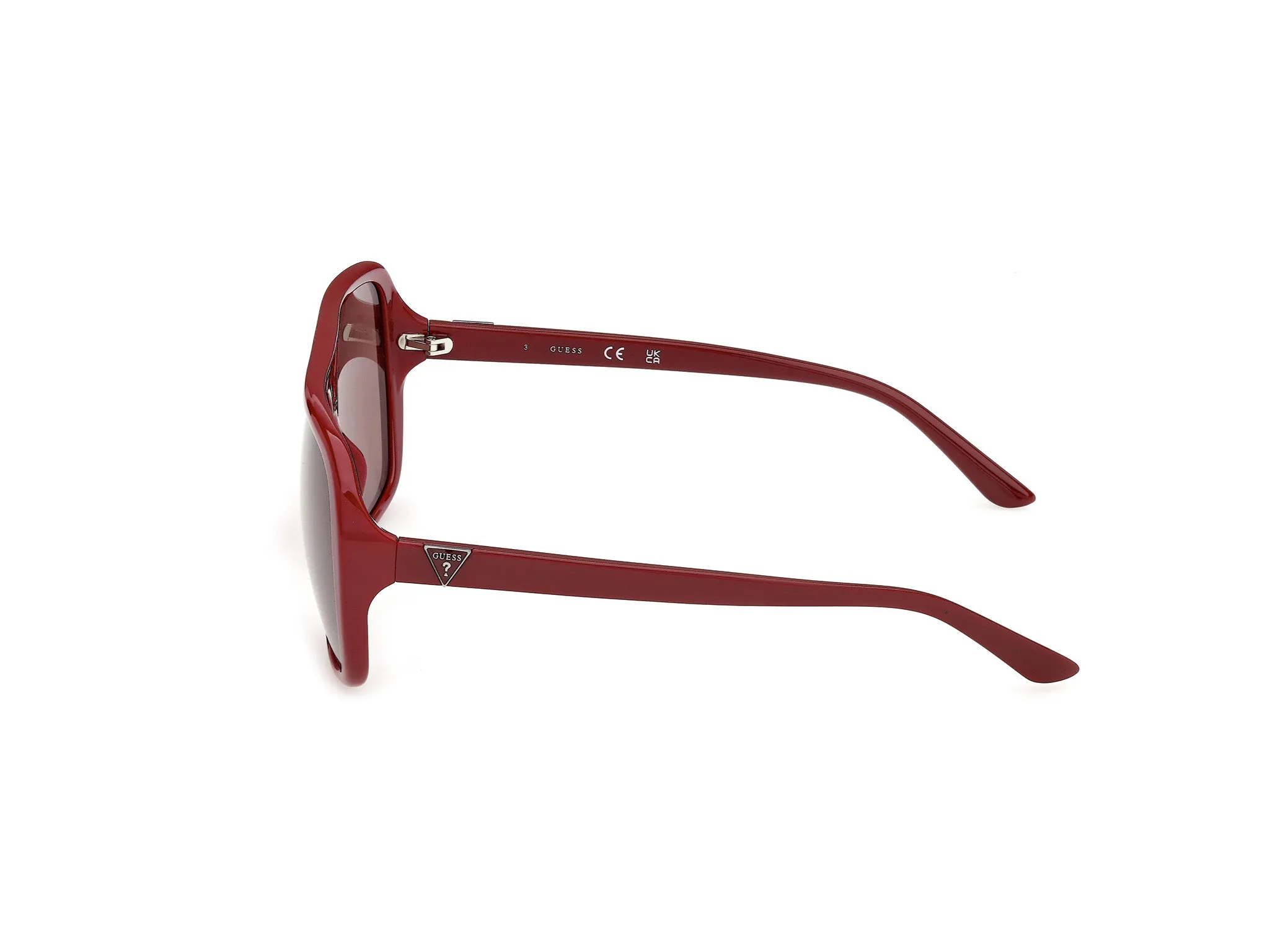 Guess GU00351 69S Occhiali da sole Iniettato Bordeaux Bordeaux Pilot Normale - immagine 3