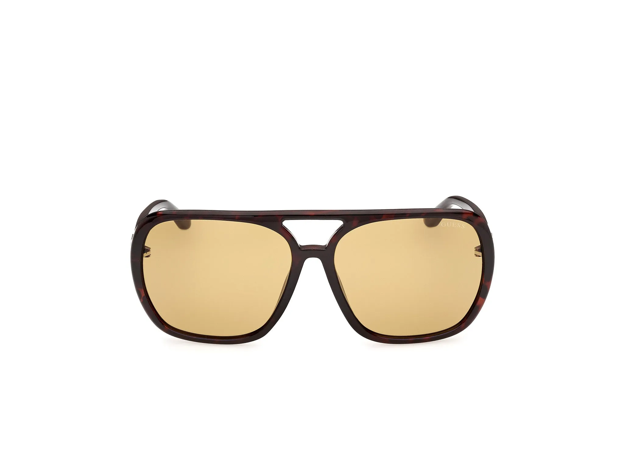 Guess GU00351 56E Occhiali da sole Iniettato Havana Marrone Pilot Normale - immagine 2