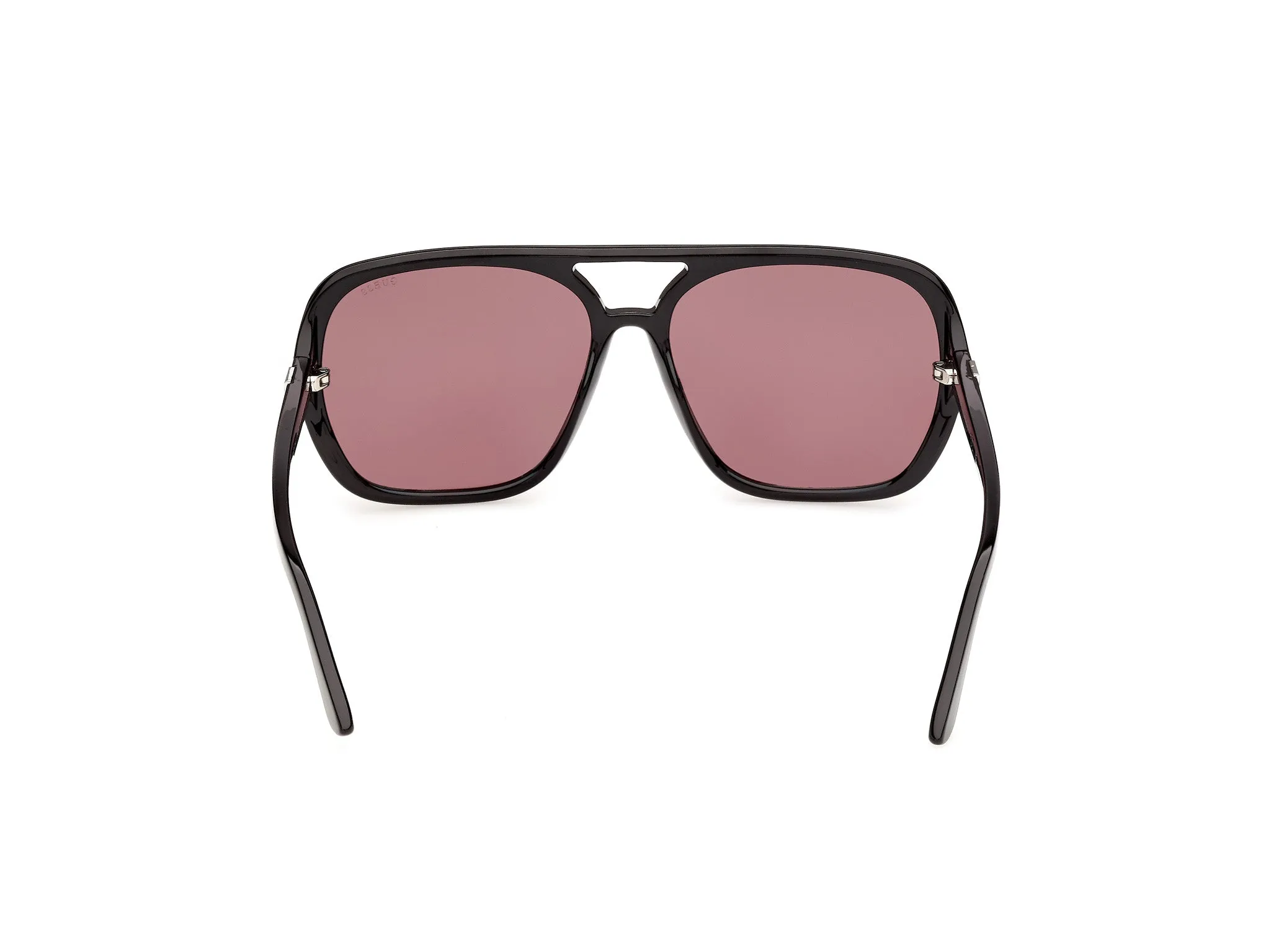 Guess GU00351 01S Occhiali da sole Iniettato Nero Bordeaux Pilot Normale - immagine 4