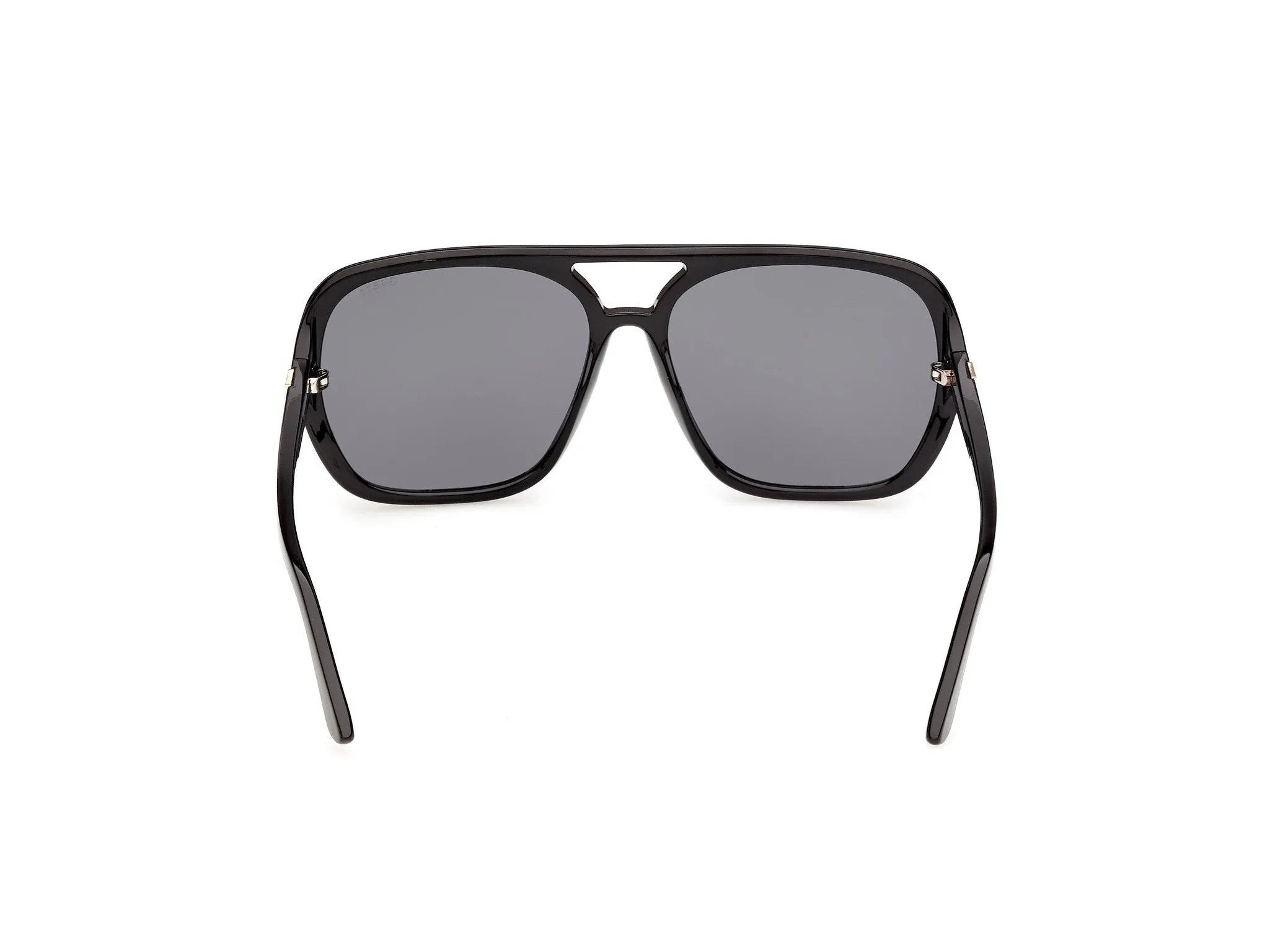 Guess GU00351 01A Occhiali da sole Iniettato Nero Fumo Pilot Normale - immagine 4