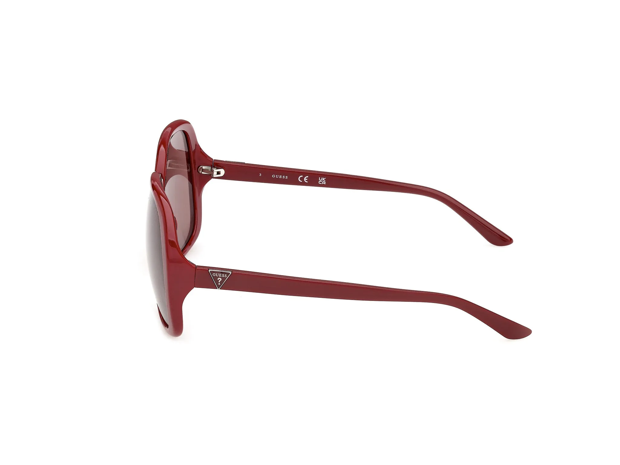 Guess GU00350 69S Occhiali da sole Iniettato Bordeaux Bordeaux Farfalla Normale - immagine 3