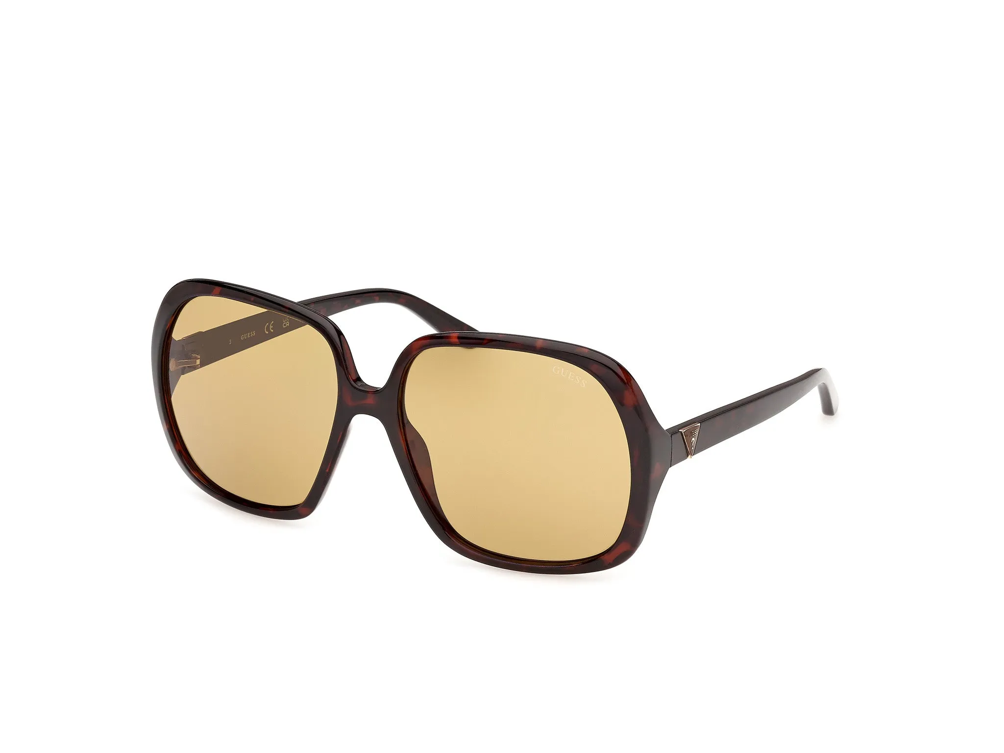 Guess GU00350 56E Occhiali da sole Iniettato Havana Marrone Farfalla Normale - immagine 1